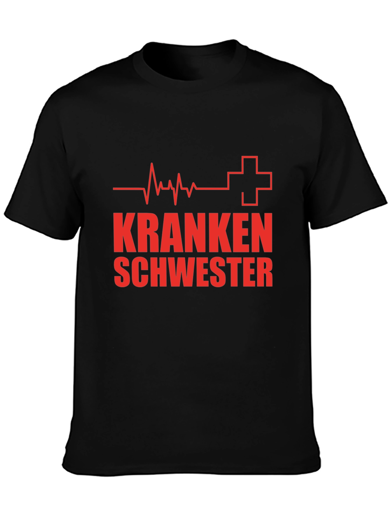 Krankenschwester Black T-Shirt Nurse Gift