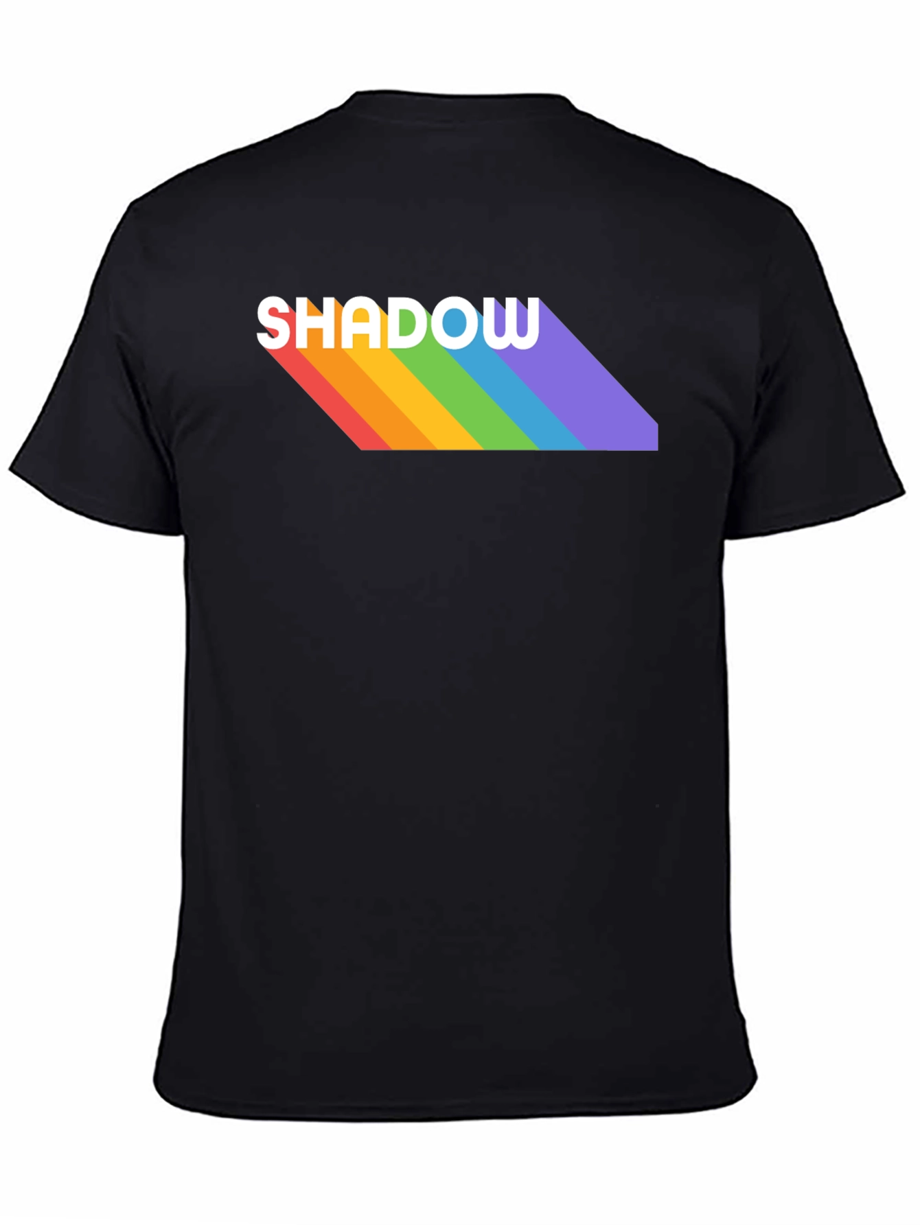 Rainbow Shadow Tee - Stylish Graphic T-Shirt