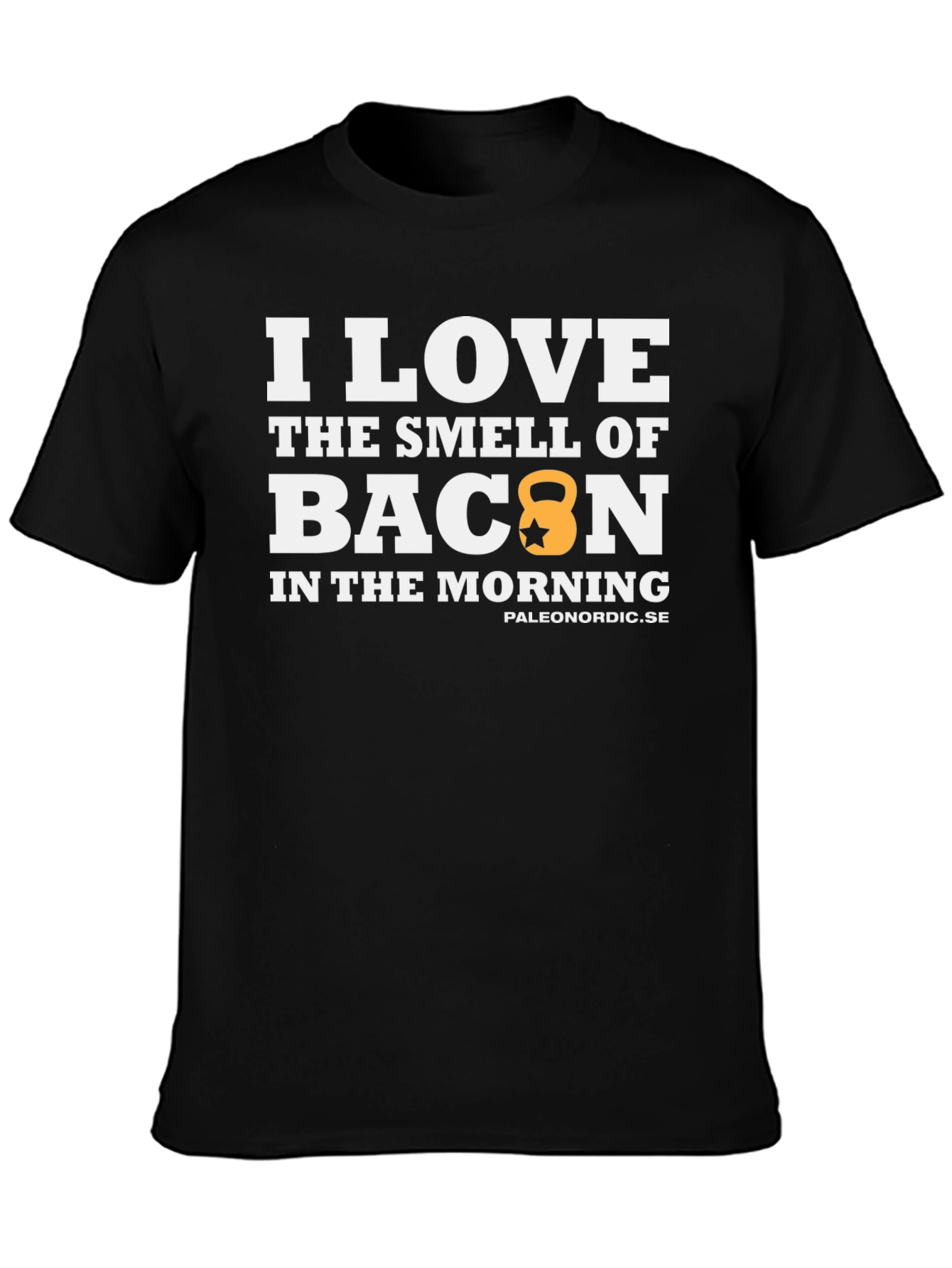 Bacon Kettlebell T-Shirt - Paleo Nordic
