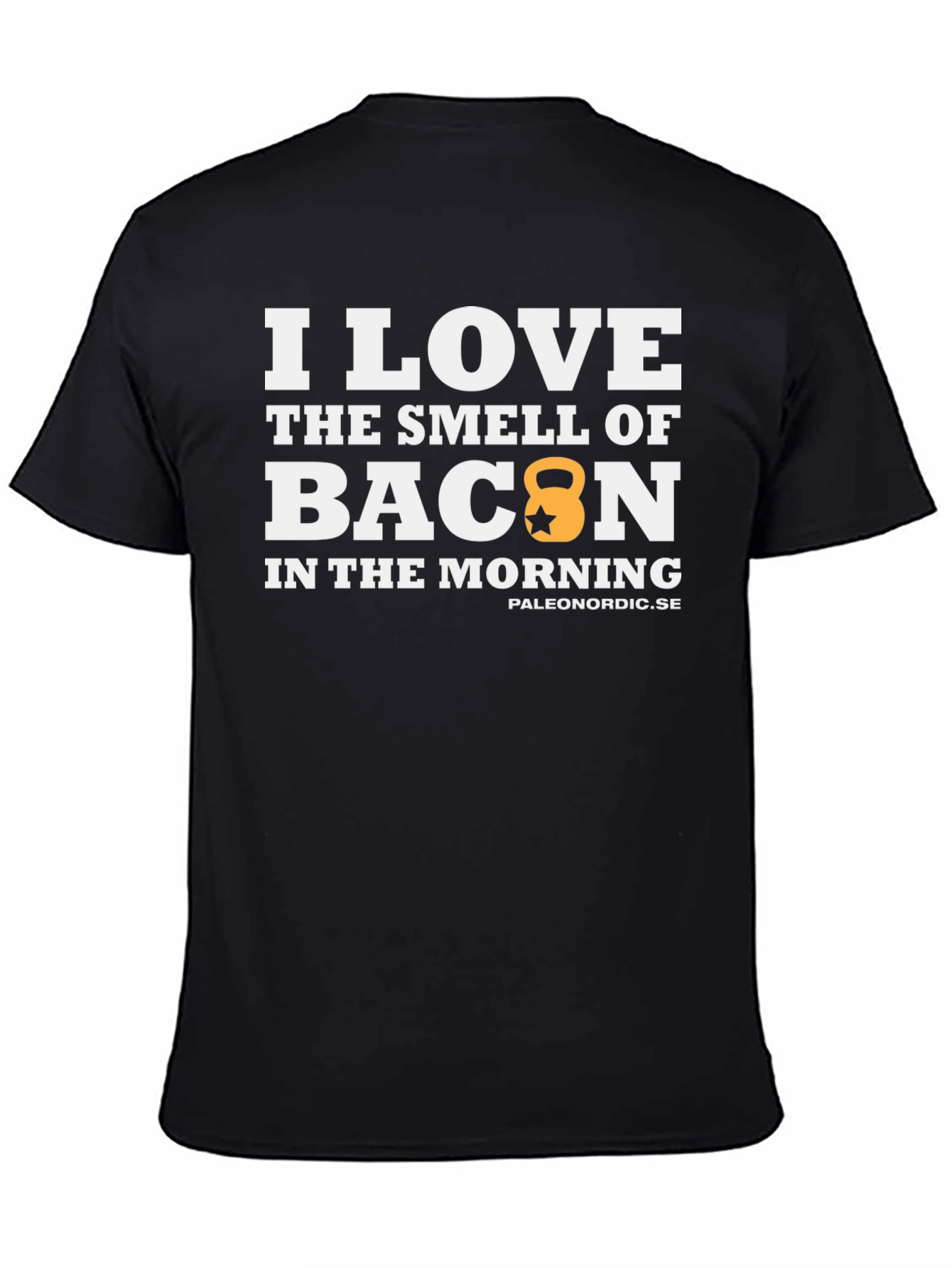 Bacon Kettlebell T-Shirt - Paleo Nordic