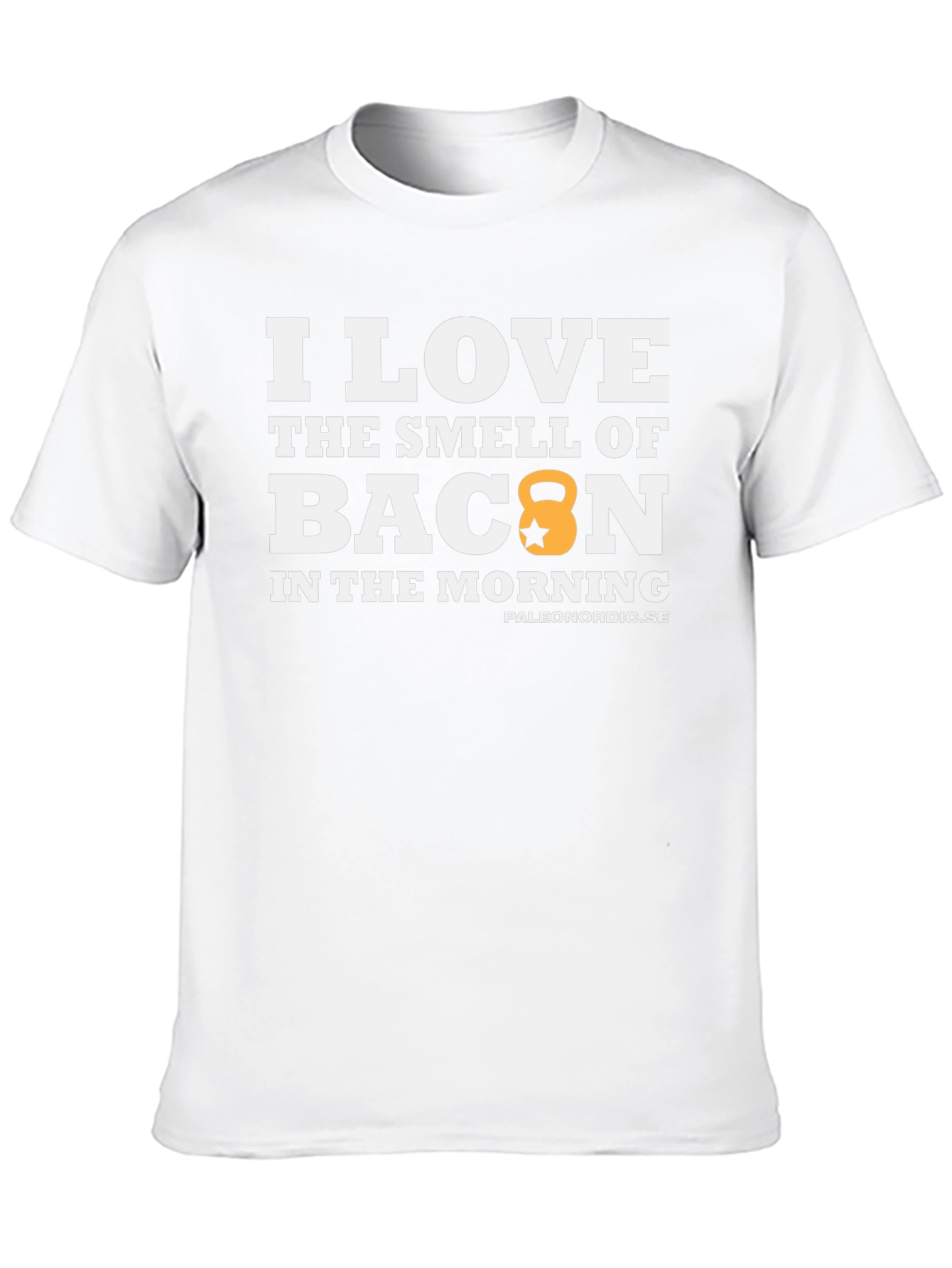 Bacon Kettlebell T-Shirt - Paleo Nordic