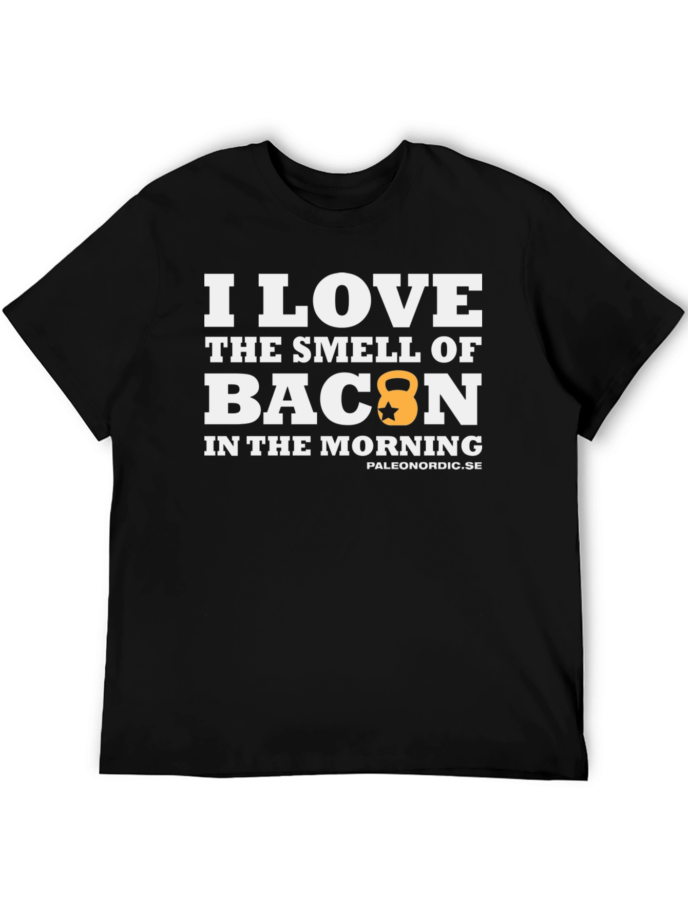 Bacon Kettlebell T-Shirt - Paleo Nordic