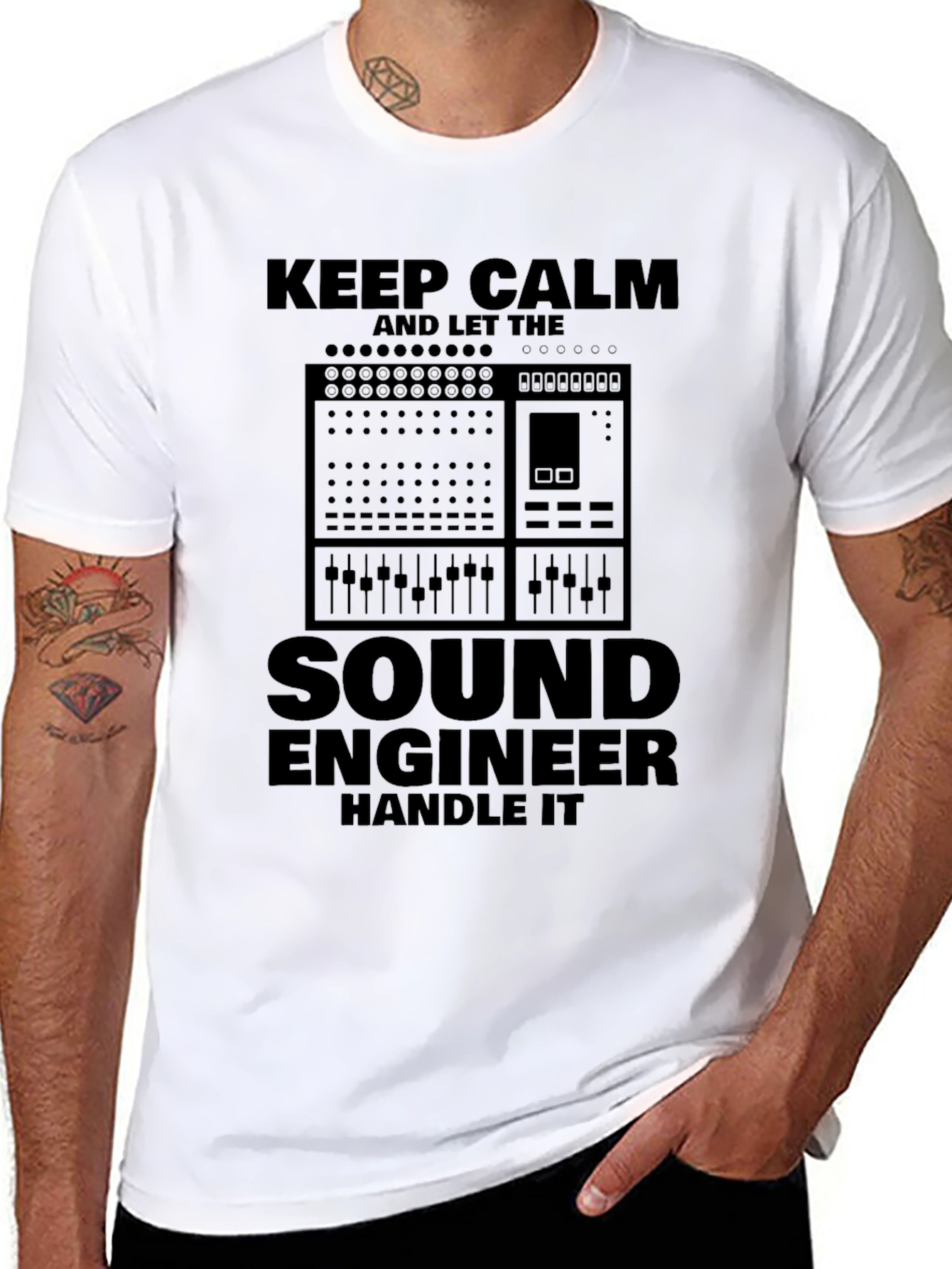 Sound Engineer T-Shirt - Keep Calm and Handle It
