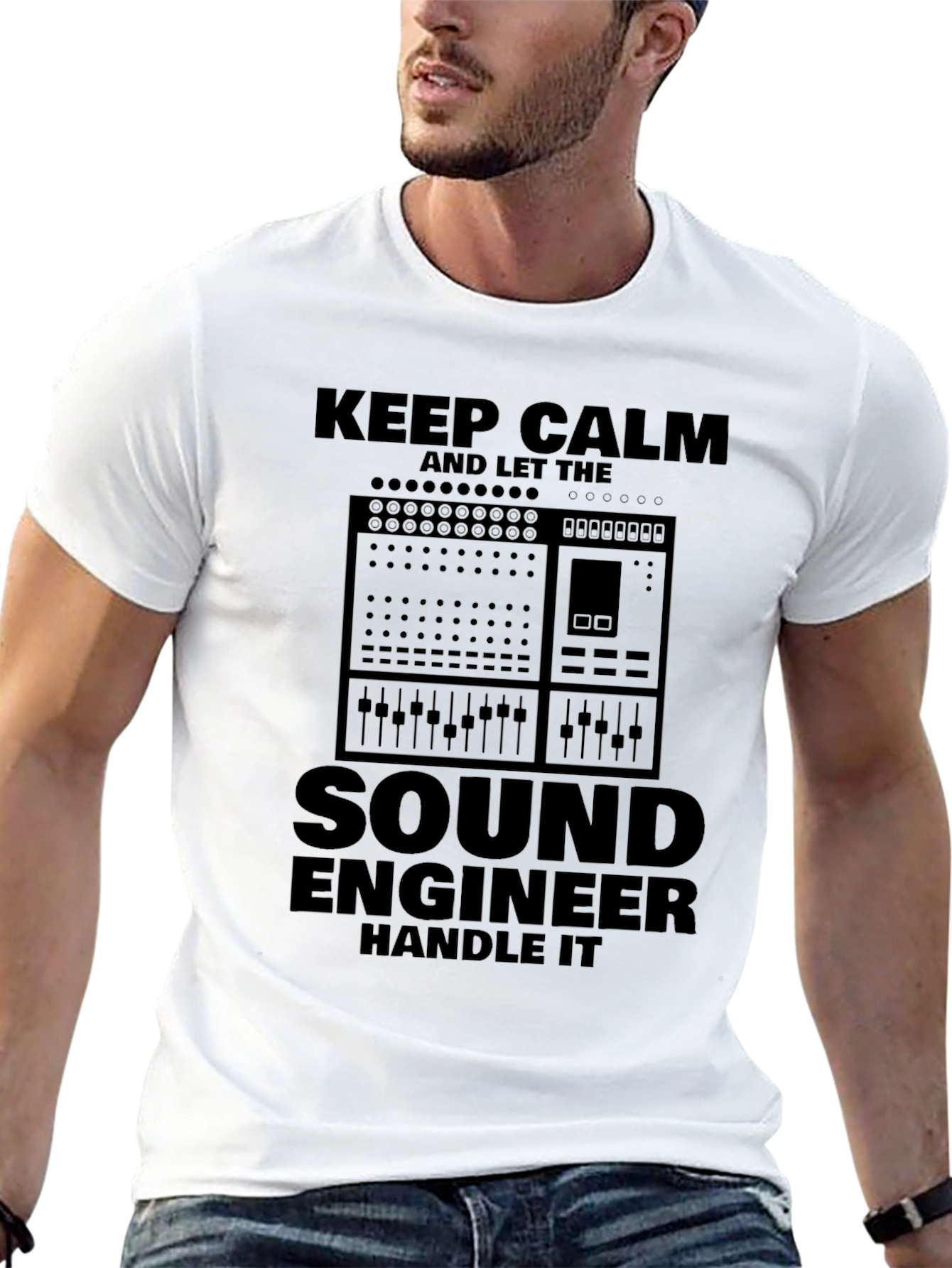 Sound Engineer T-Shirt - Keep Calm and Handle It