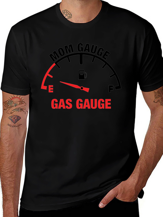 Mom Gauge Gas Gauge T-Shirt - Funny Mom Life Tee