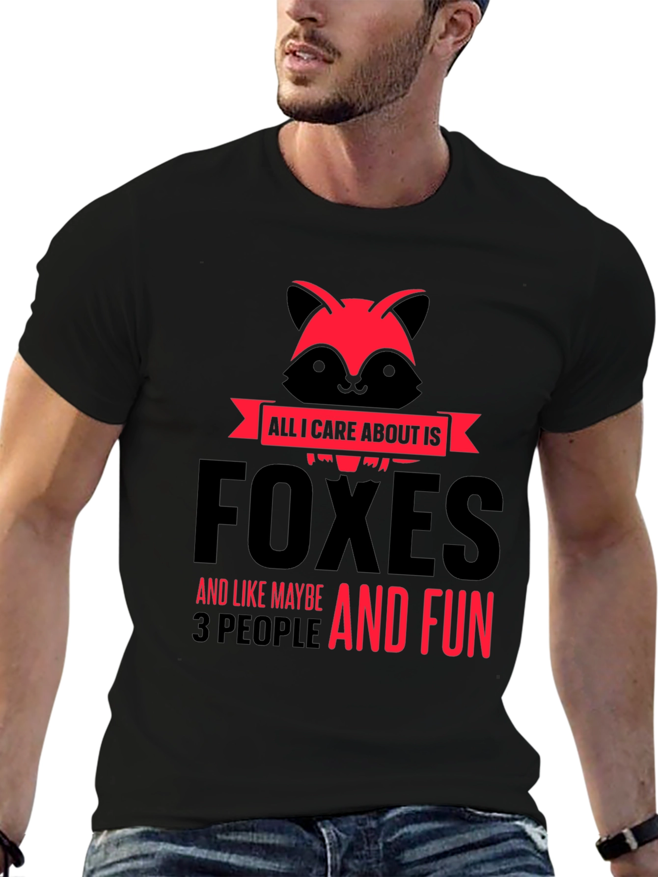 Foxes And Fun Graphic T-Shirt