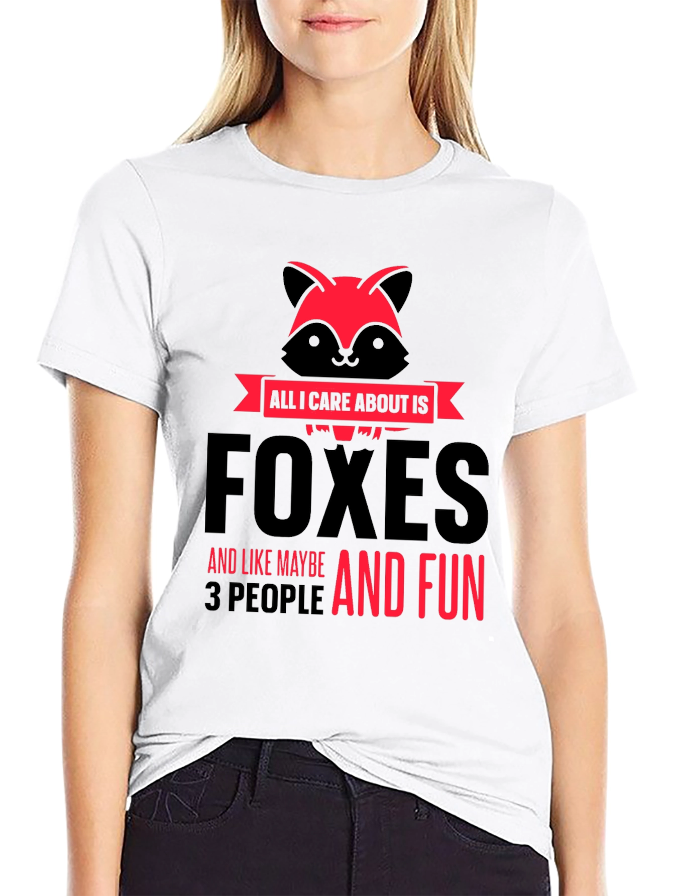 Foxes And Fun Graphic T-Shirt