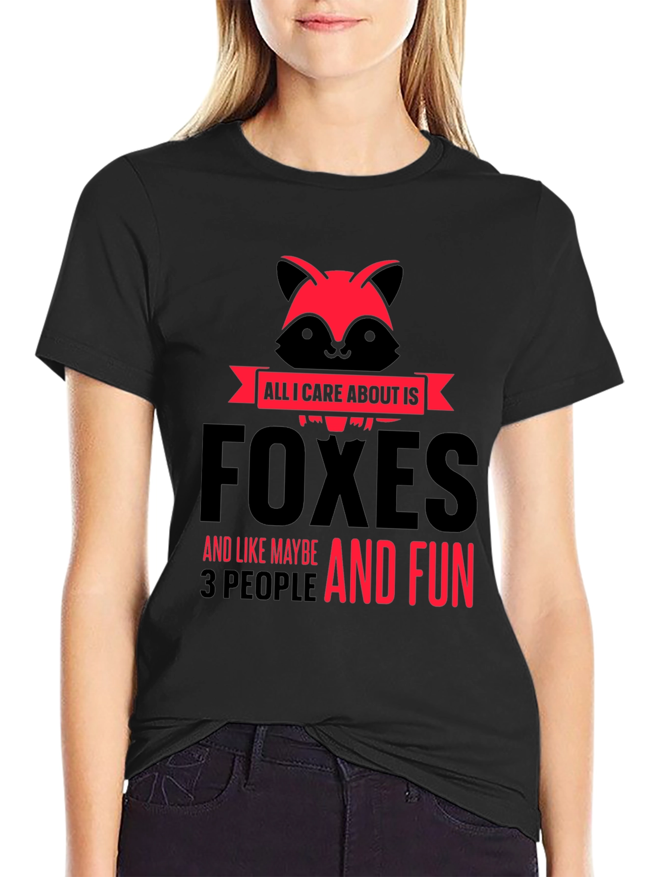 Foxes And Fun Graphic T-Shirt