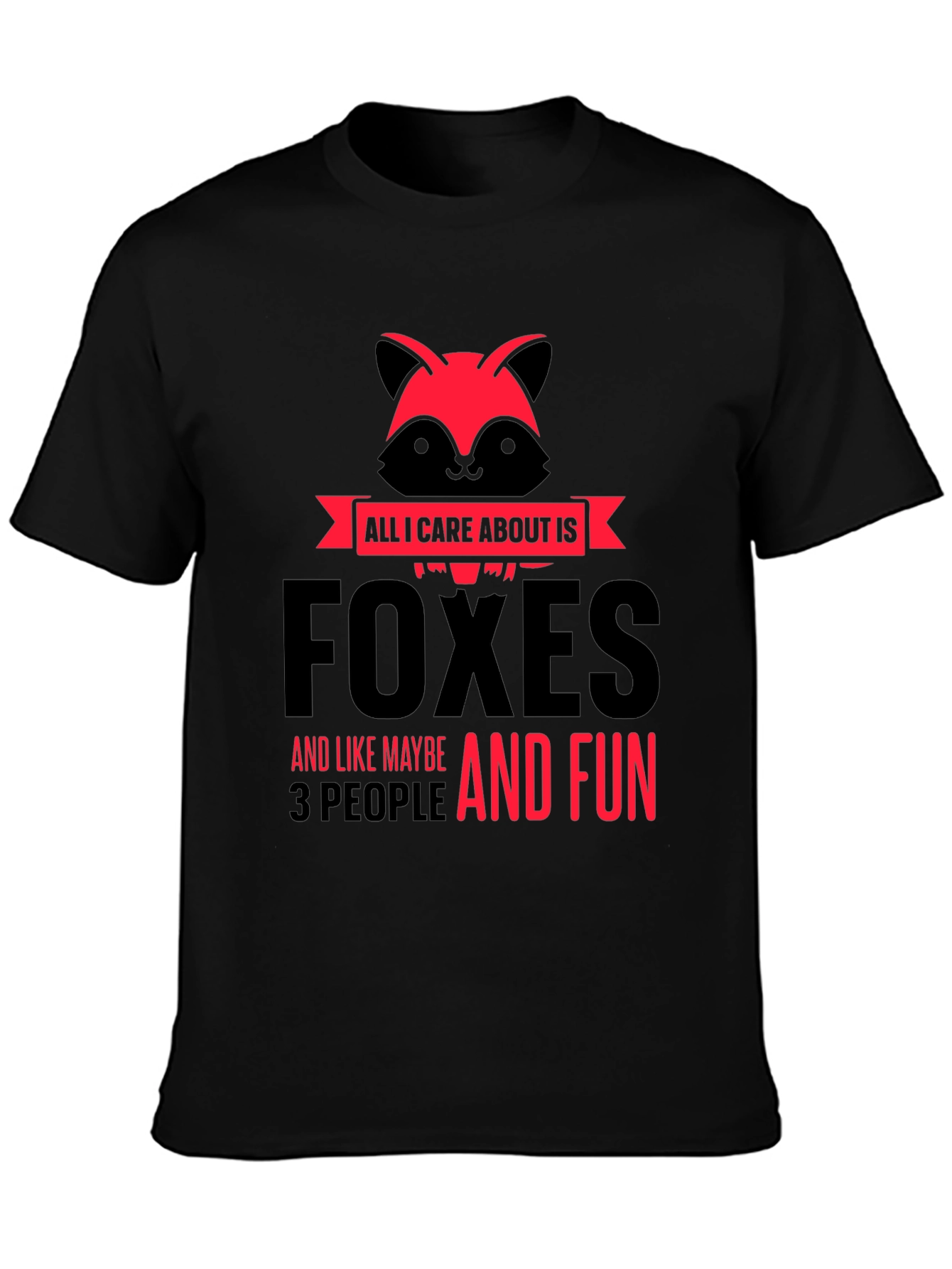 Foxes And Fun Graphic T-Shirt