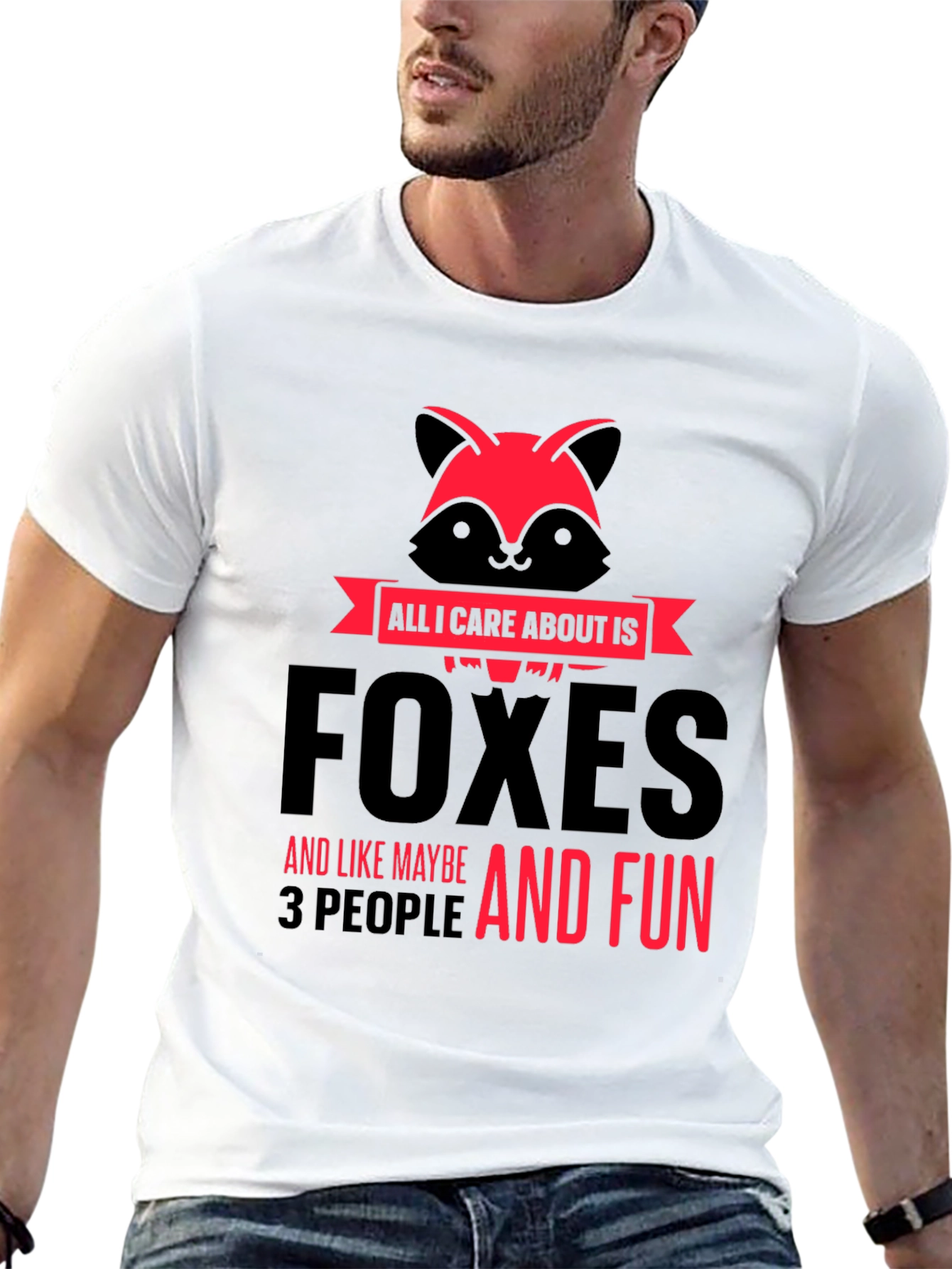 Foxes And Fun Graphic T-Shirt