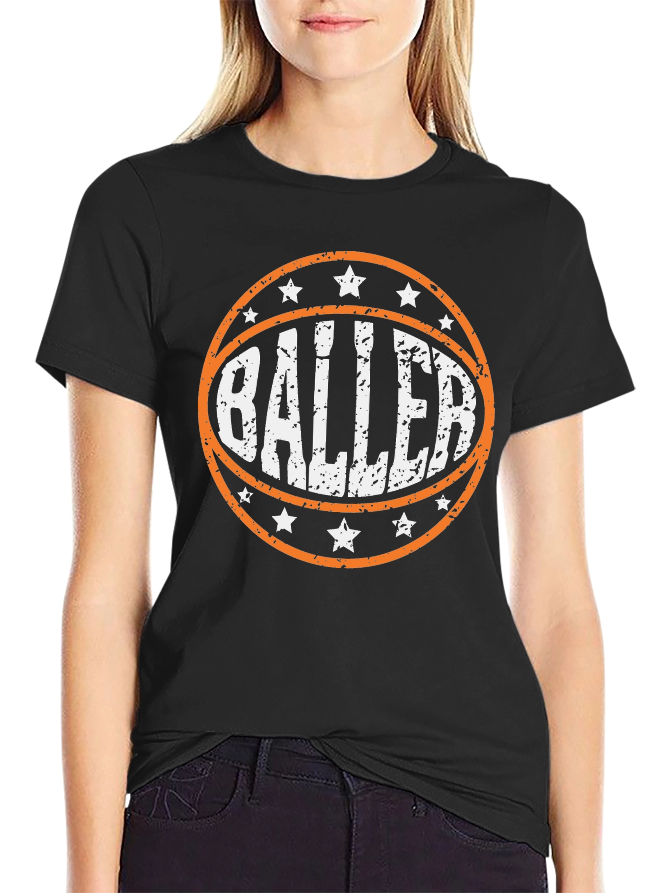 Baller Graphic Tee - Basketball Lover T-Shirt