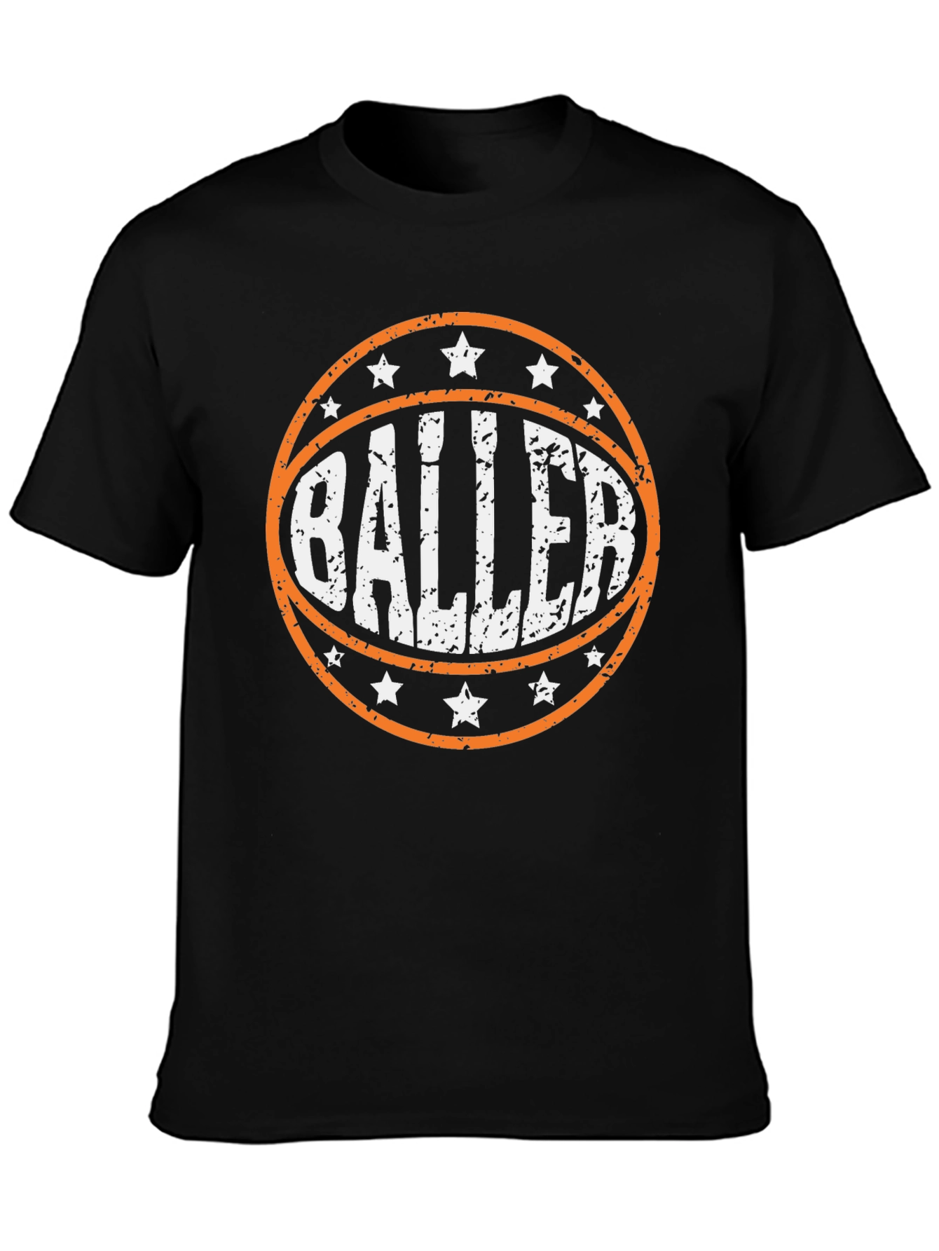 Baller Graphic Tee - Basketball Lover T-Shirt