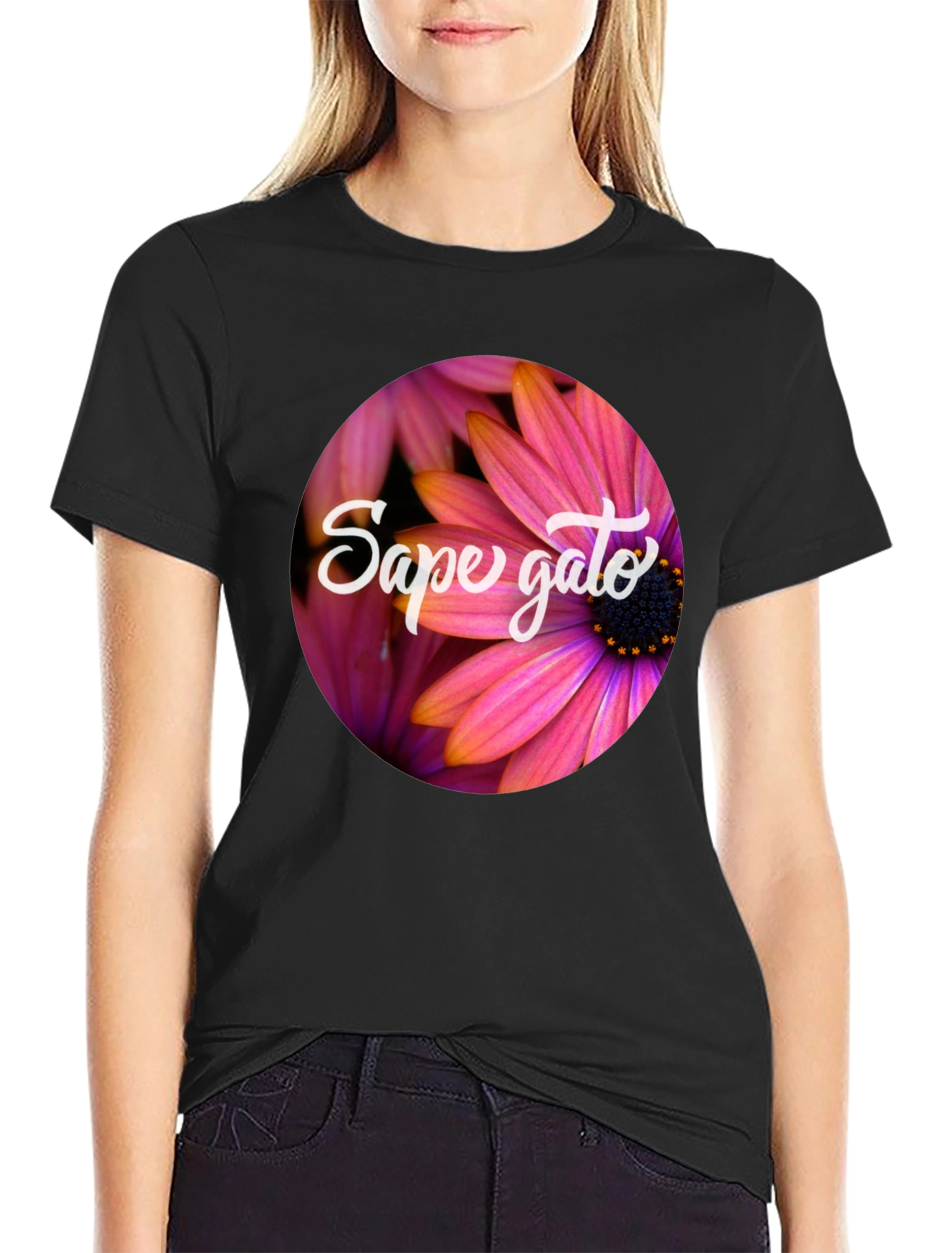 Floral Graphic Tee - Sape Gato T-Shirt