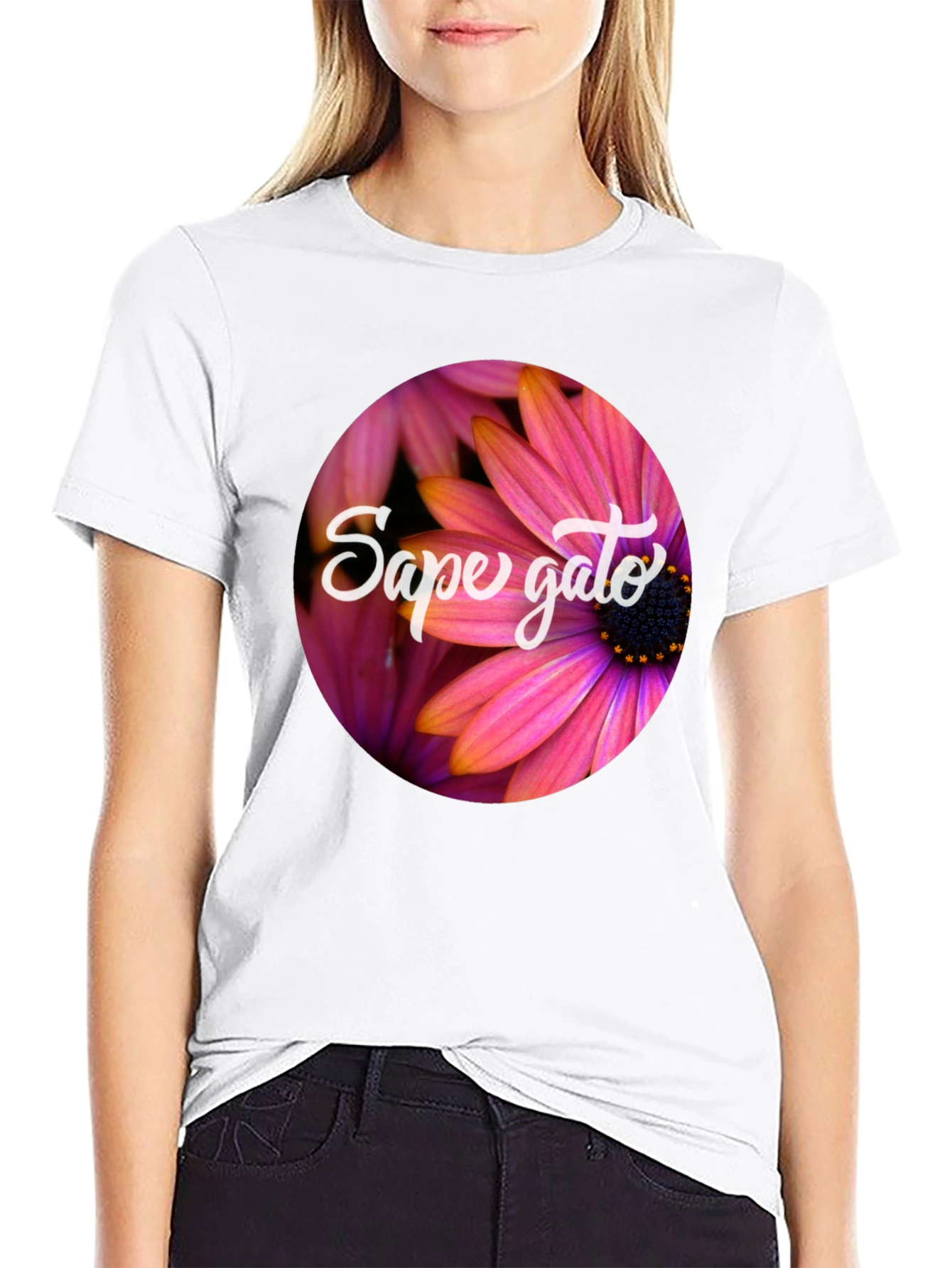 Floral Graphic Tee - Sape Gato T-Shirt