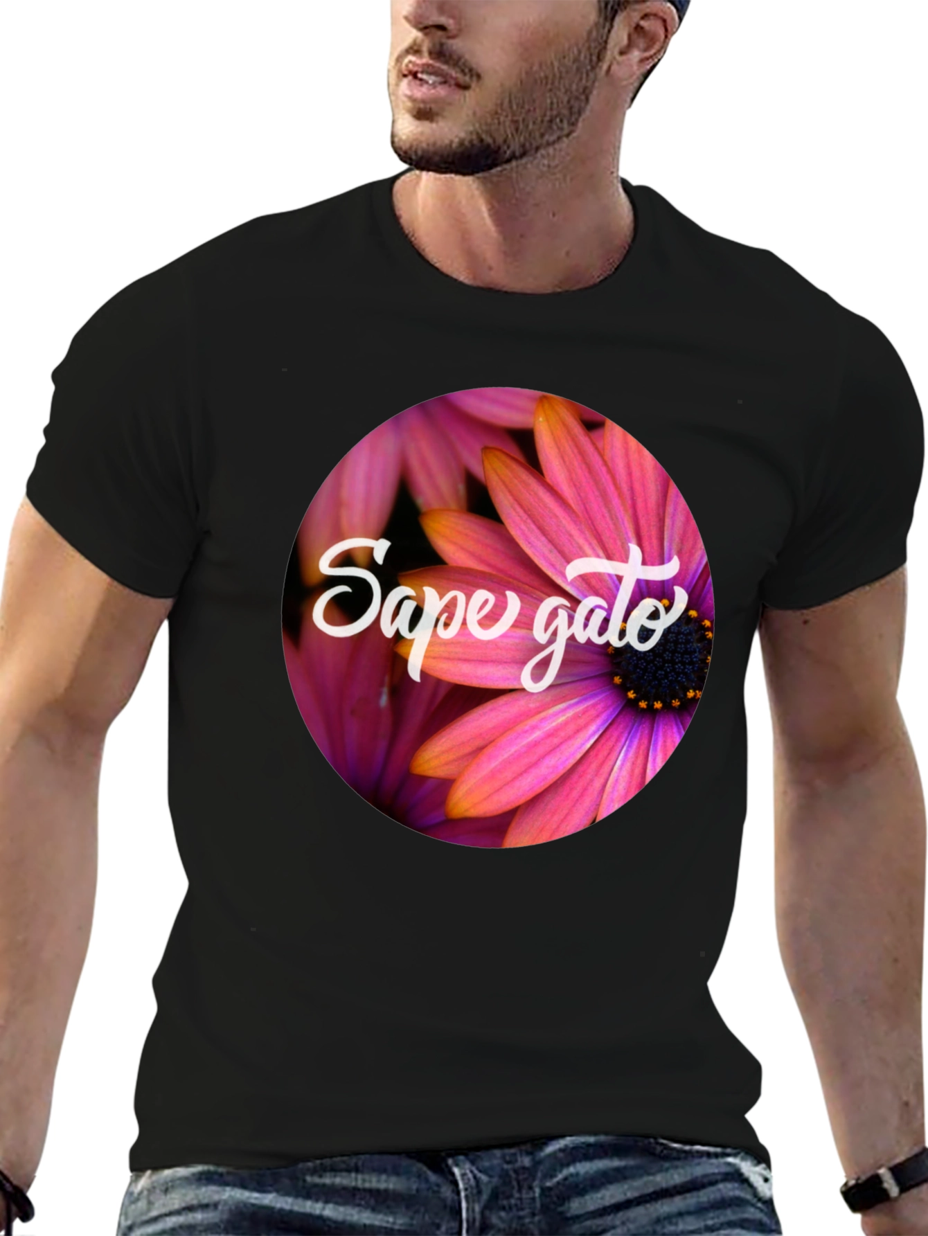 Floral Graphic Tee - Sape Gato T-Shirt