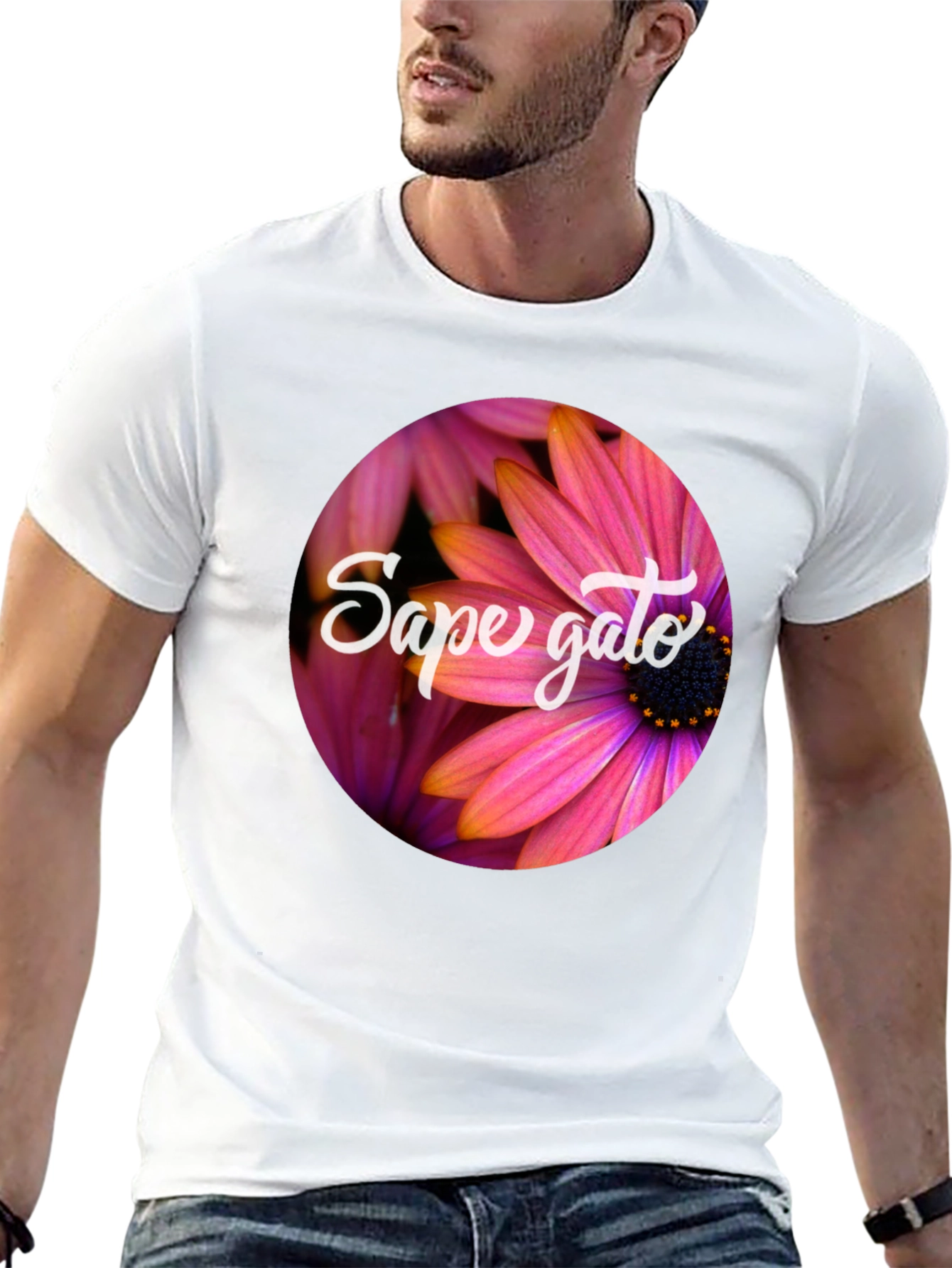 Floral Graphic Tee - Sape Gato T-Shirt