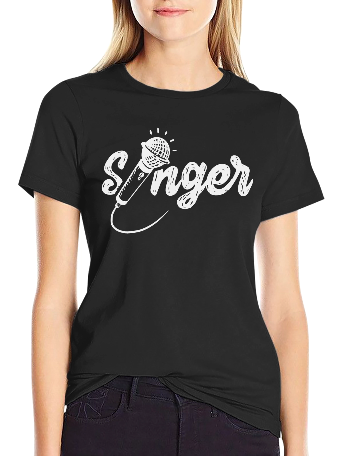 Singer Graphic Tee - Music Lovers T-Shirt