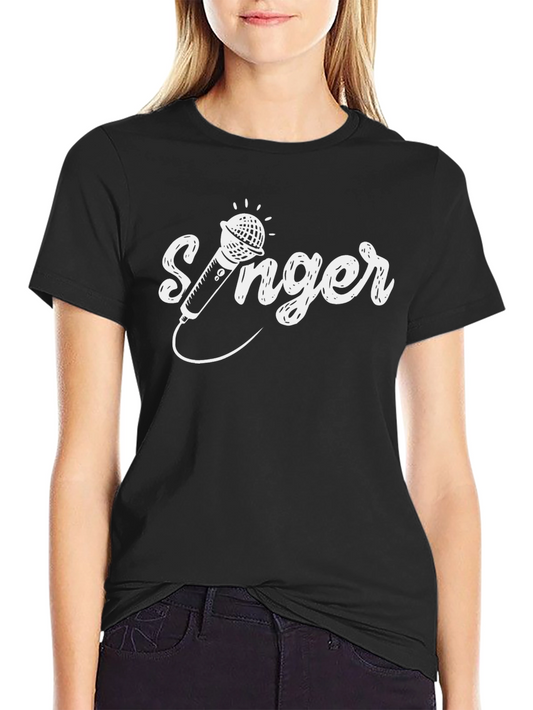 Singer Graphic Tee - Music Lovers T-Shirt