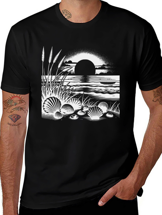 Seashell Sunset Graphic Tee