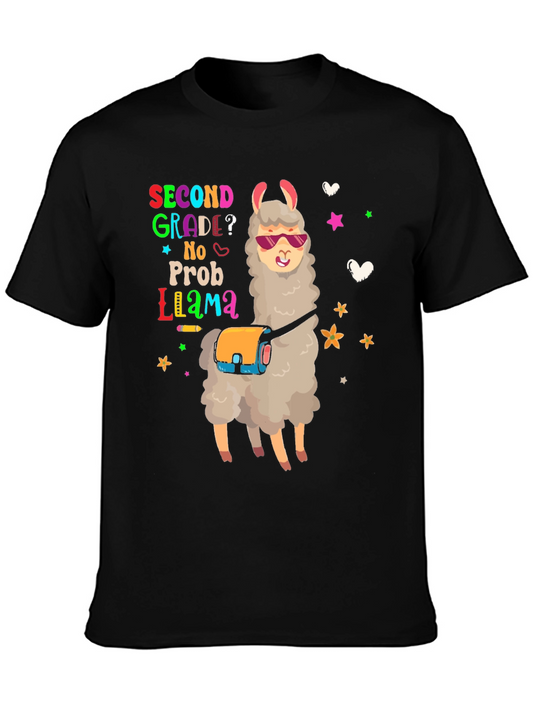 Second Grade No Prob Llama T-Shirt