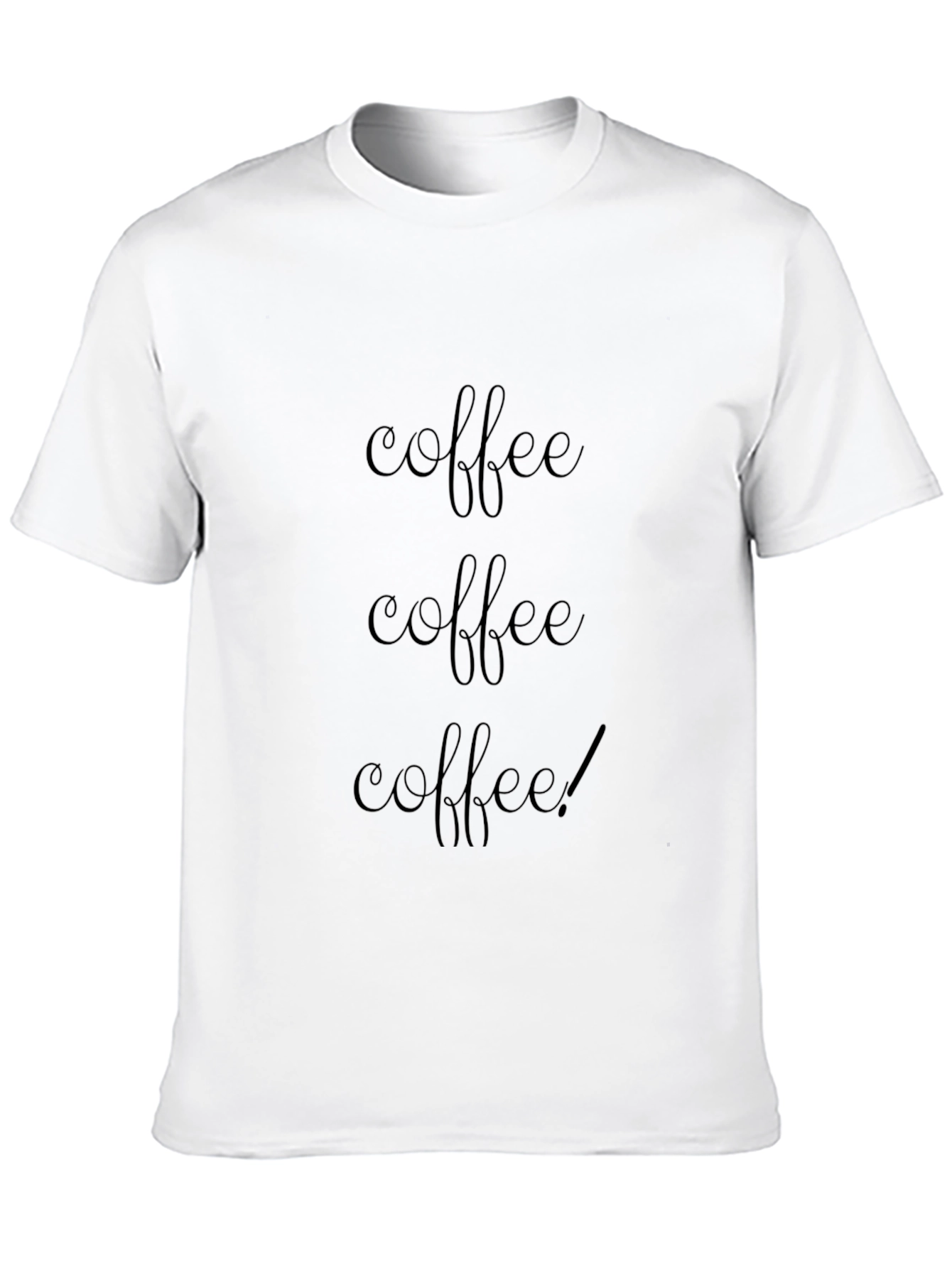 Coffee Lovers Black T-Shirt