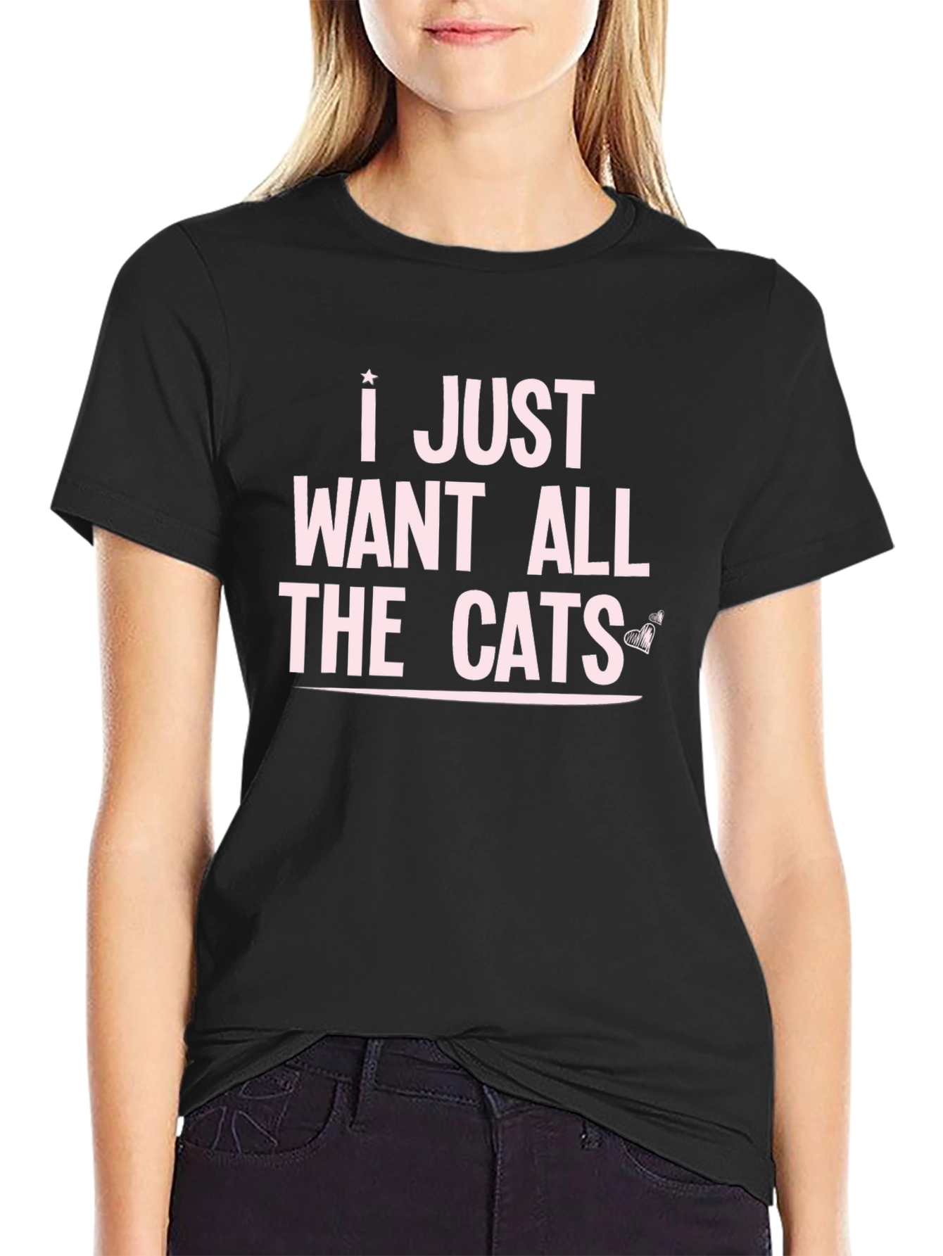 I Just Want All The Cats Graphic T-Shirt