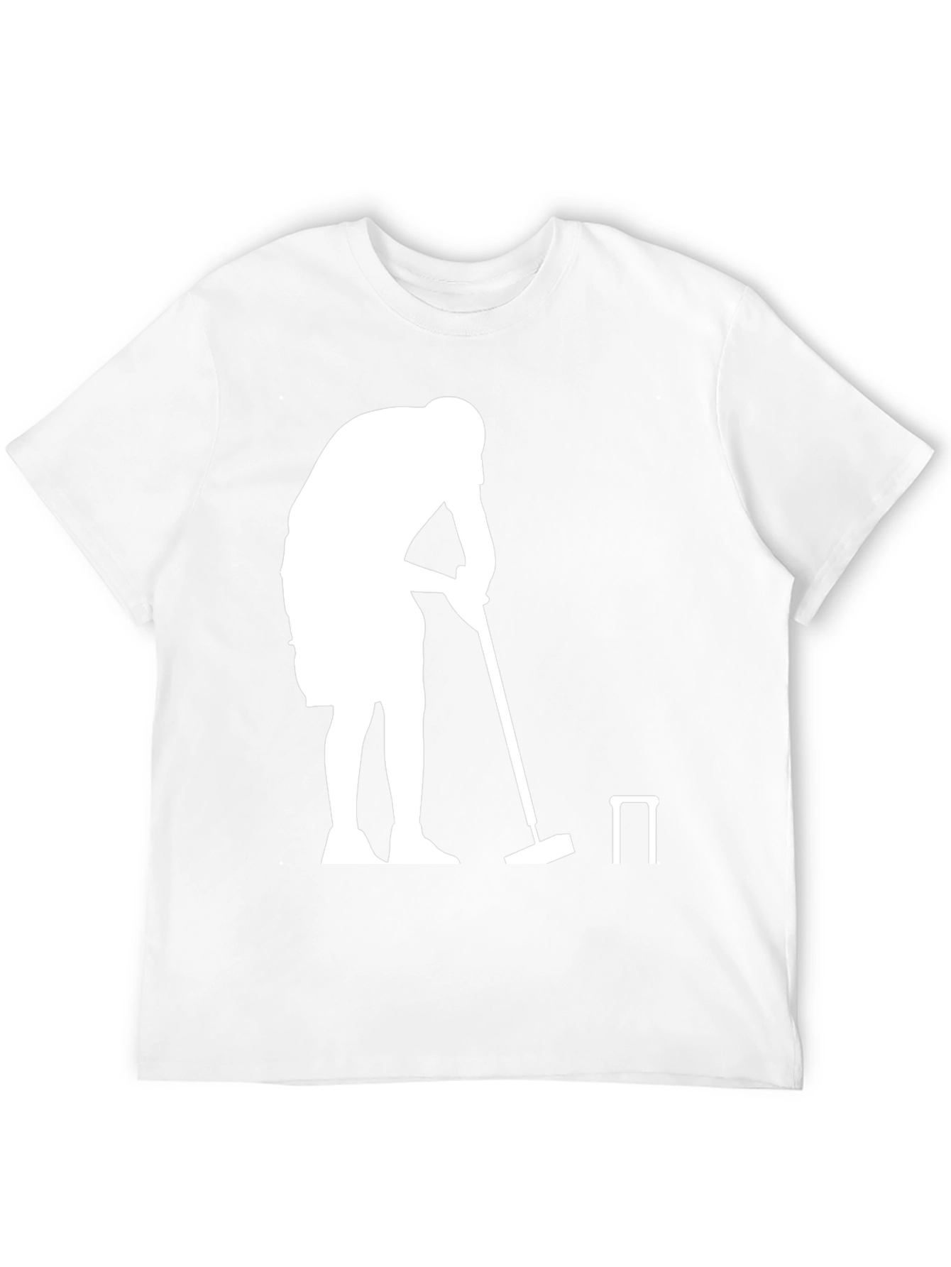 Croquet Player Graphic Tee - Black