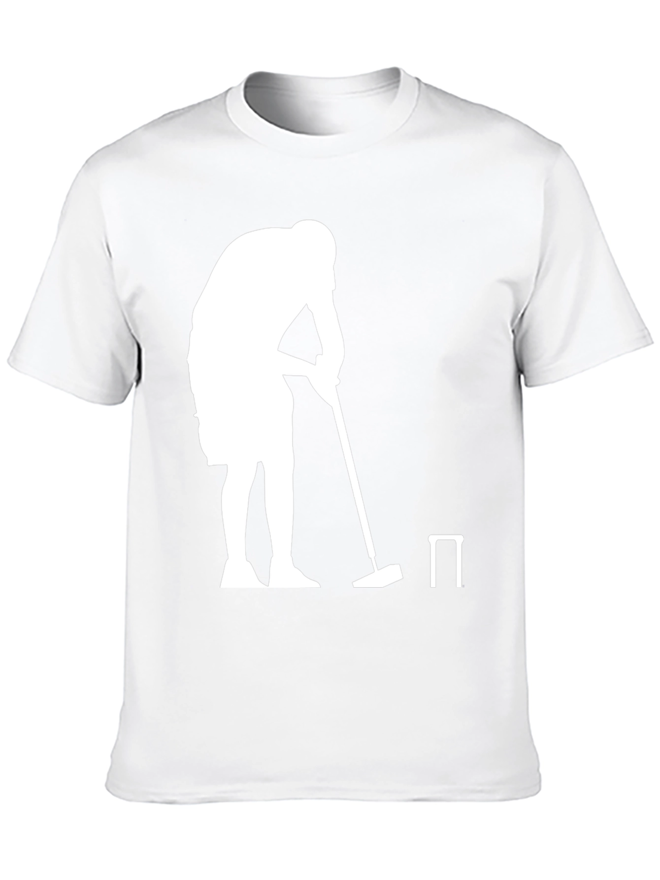 Croquet Player Graphic Tee - Black