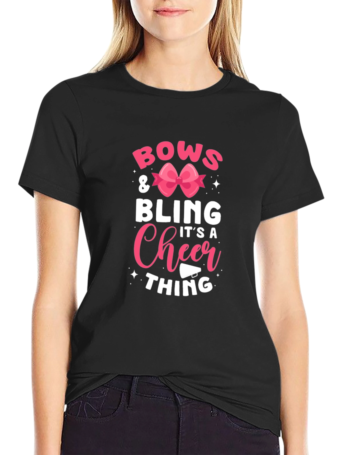 Bows & Bling Cheer T-Shirt