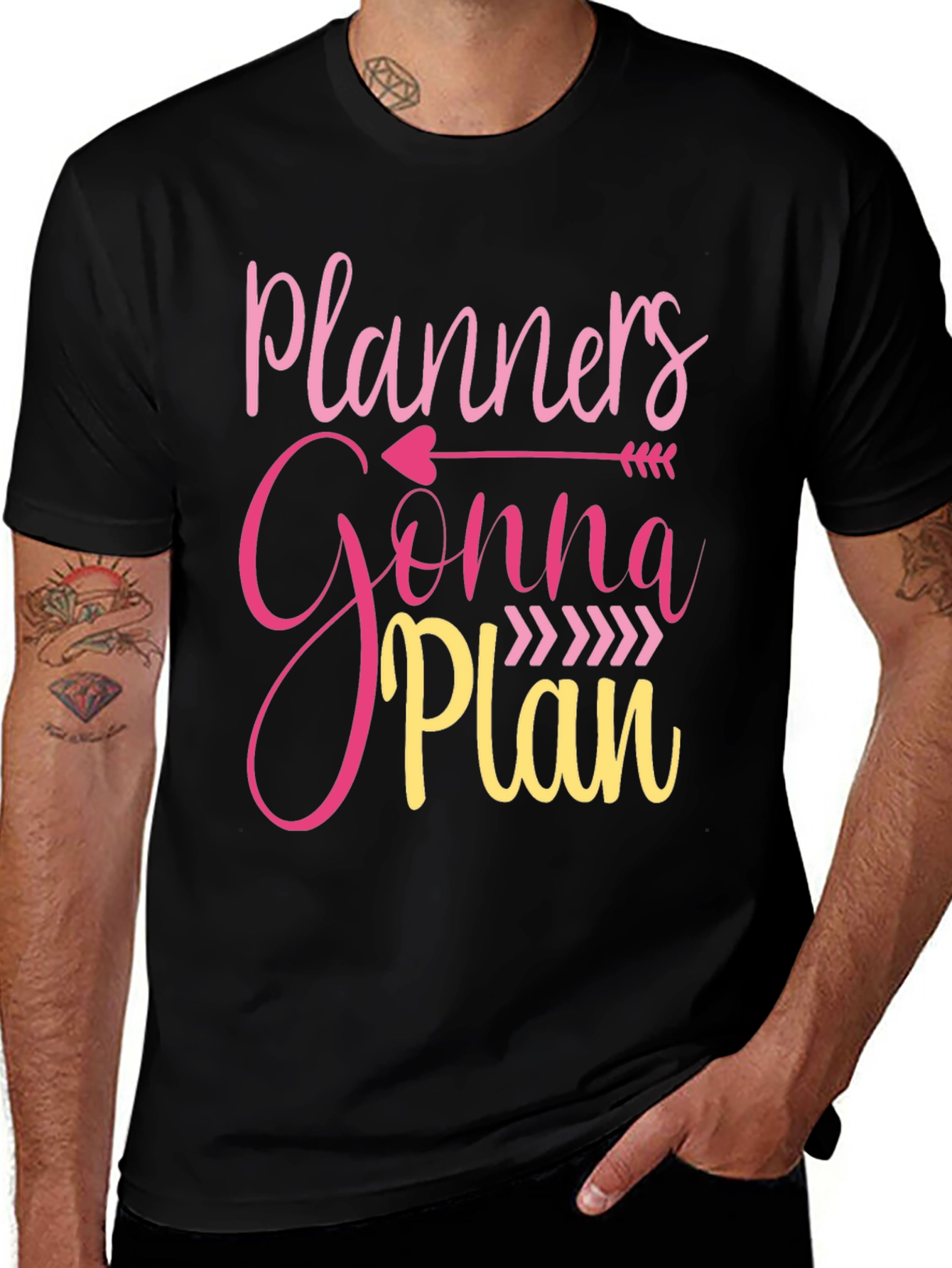 Planner Gonna Plan Graphic T-Shirt