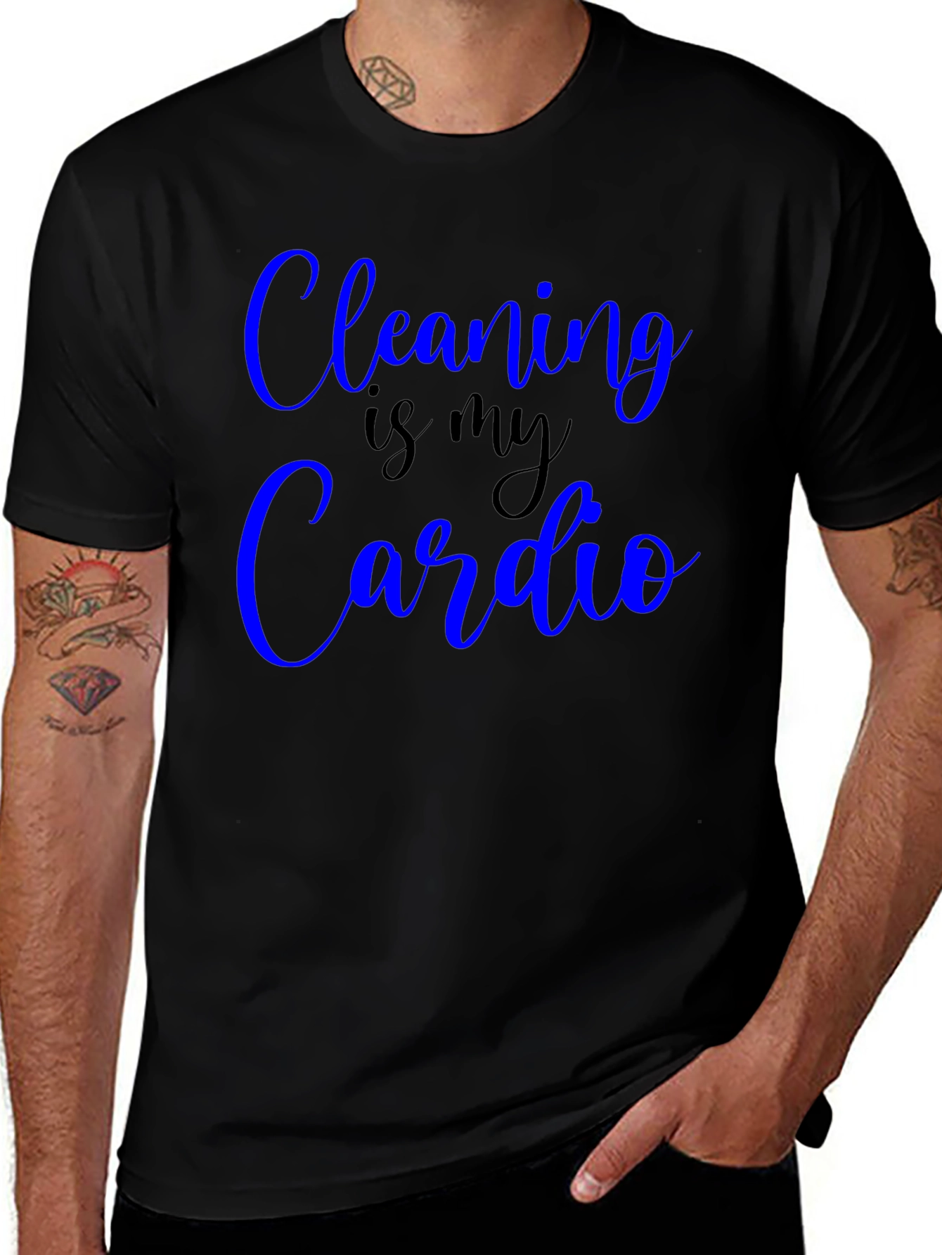 Cleaning is my Cardio Funny T-Shirt