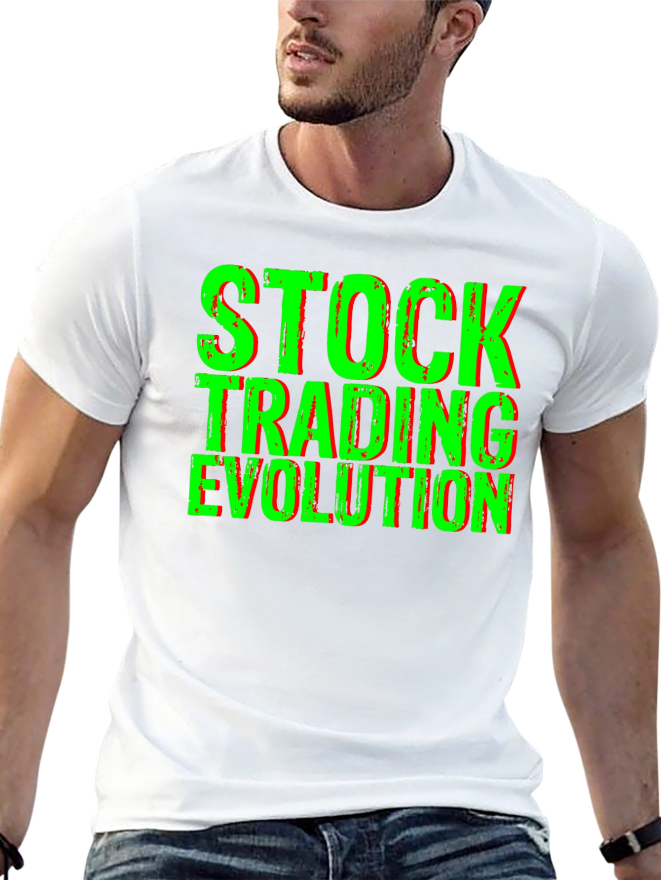 Stock Trading Evolution Graphic T-Shirt