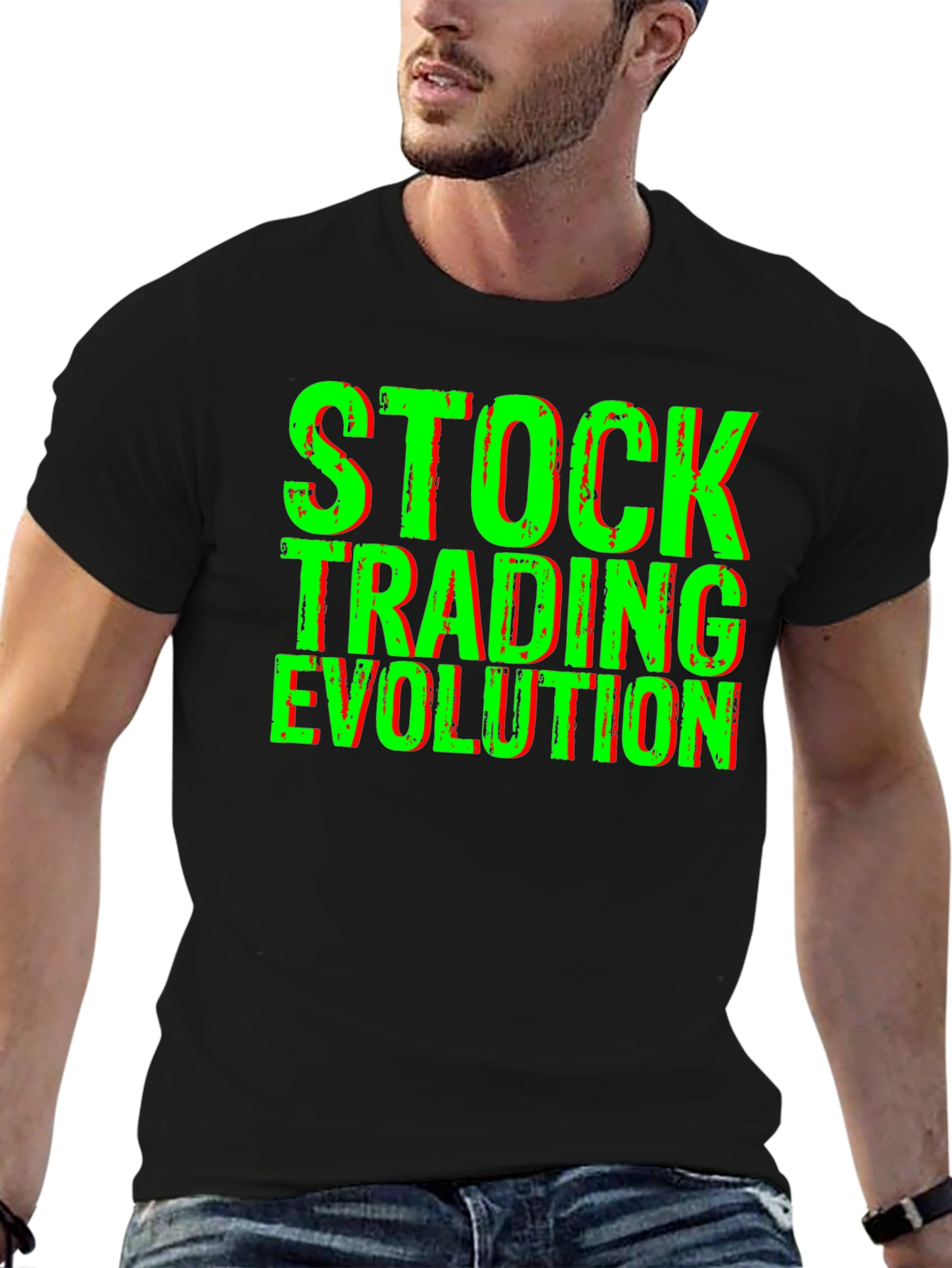 Stock Trading Evolution Graphic T-Shirt
