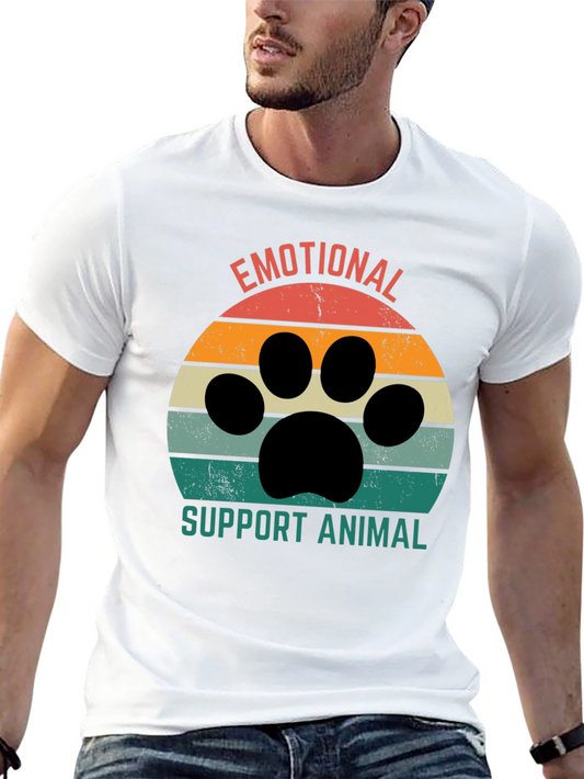 Emotional Support Animal Retro T-Shirt