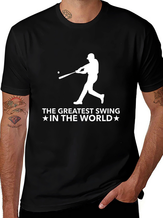 Baseball Swing Graphic T-Shirt