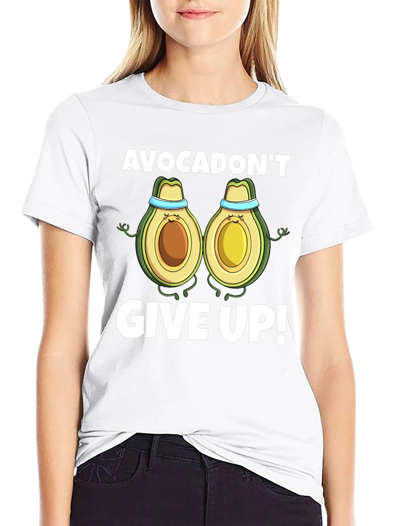 Avocadont Give Up! Graphic Tee