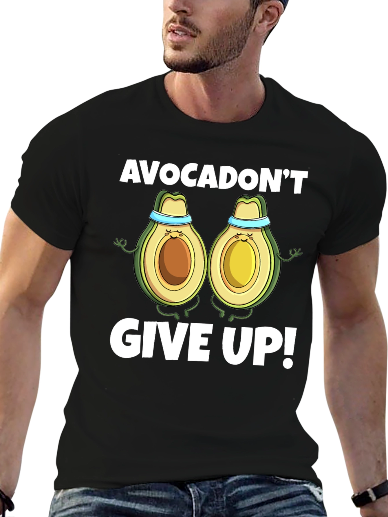 Avocadont Give Up! Graphic Tee