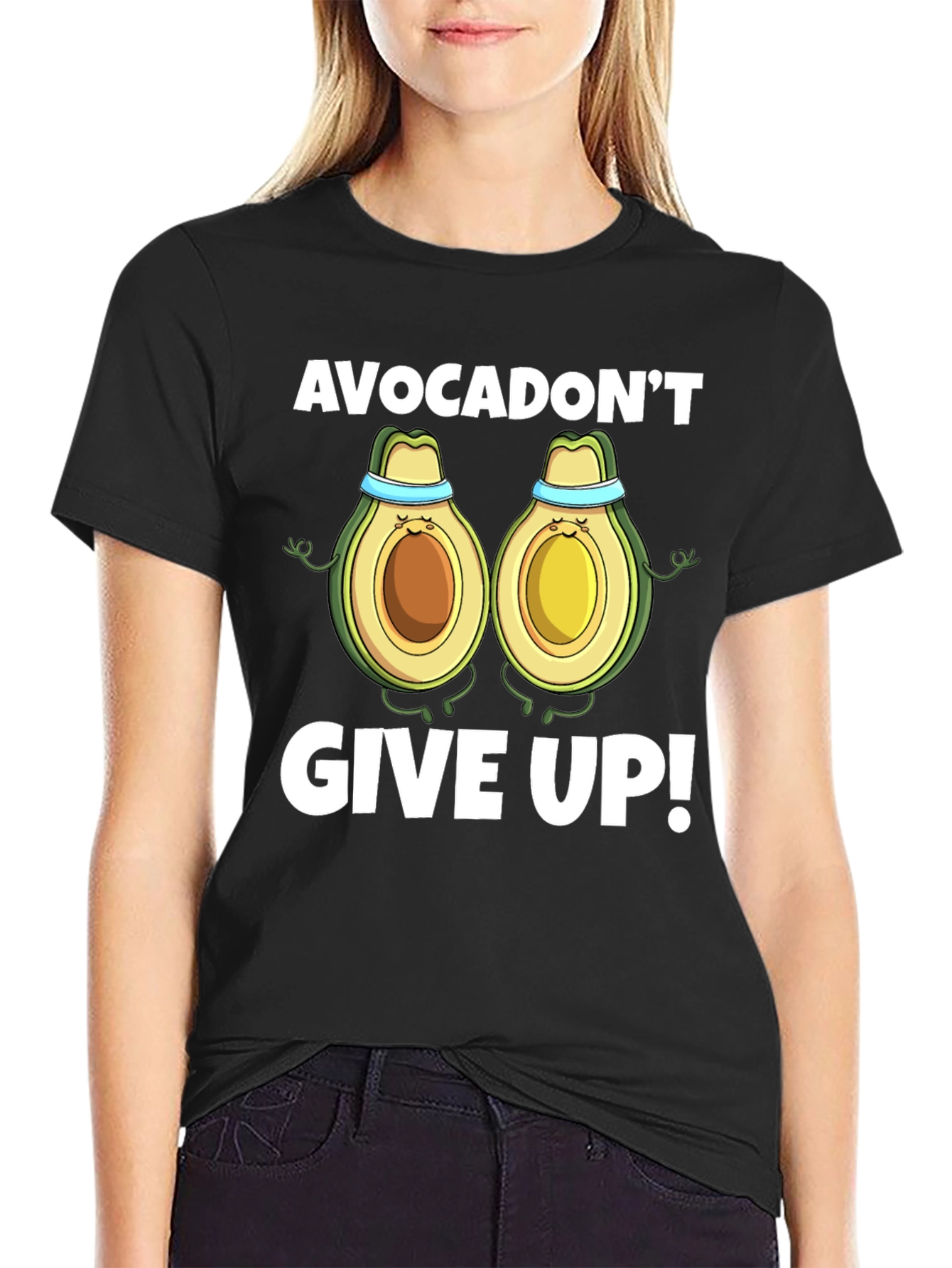 Avocadont Give Up! Graphic Tee