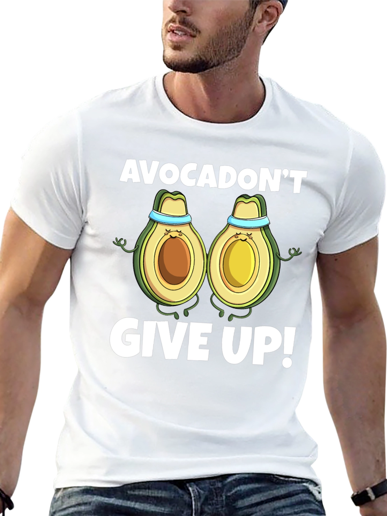 Avocadont Give Up! Graphic Tee