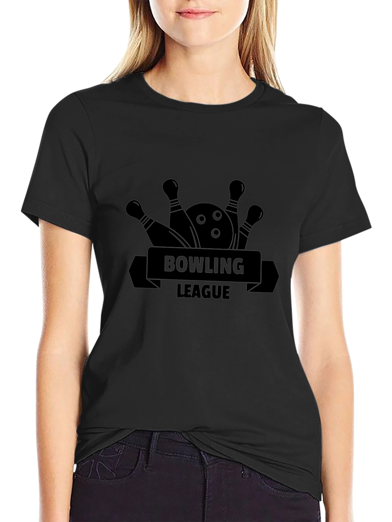 Bowling League Graphic T-Shirt