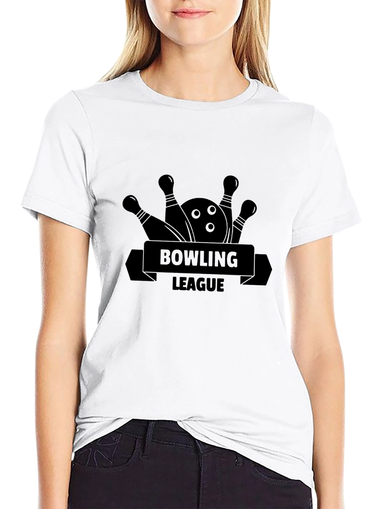 Bowling League Graphic T-Shirt