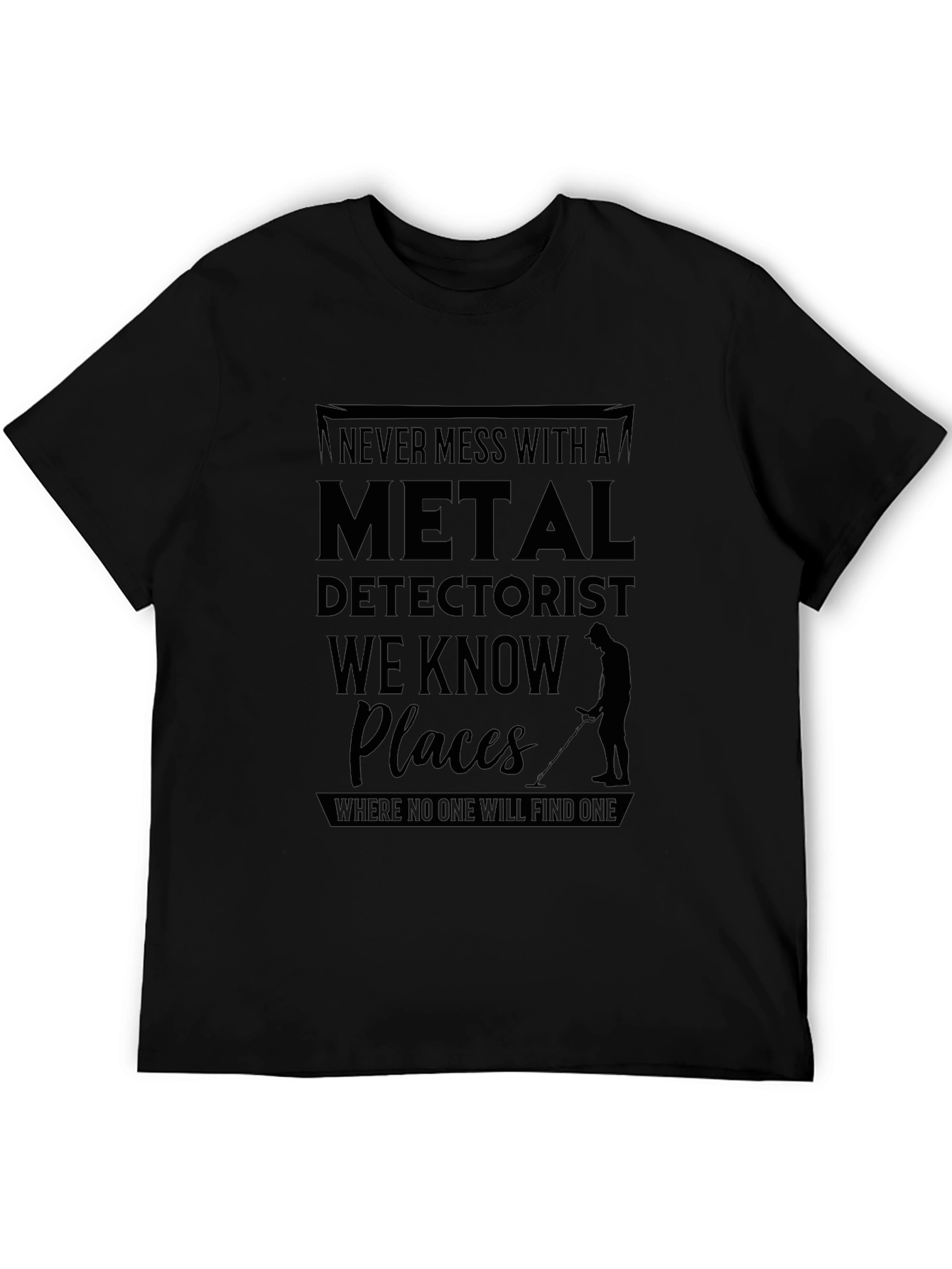 Metal Detectorist Novelty Graphic T-Shirt