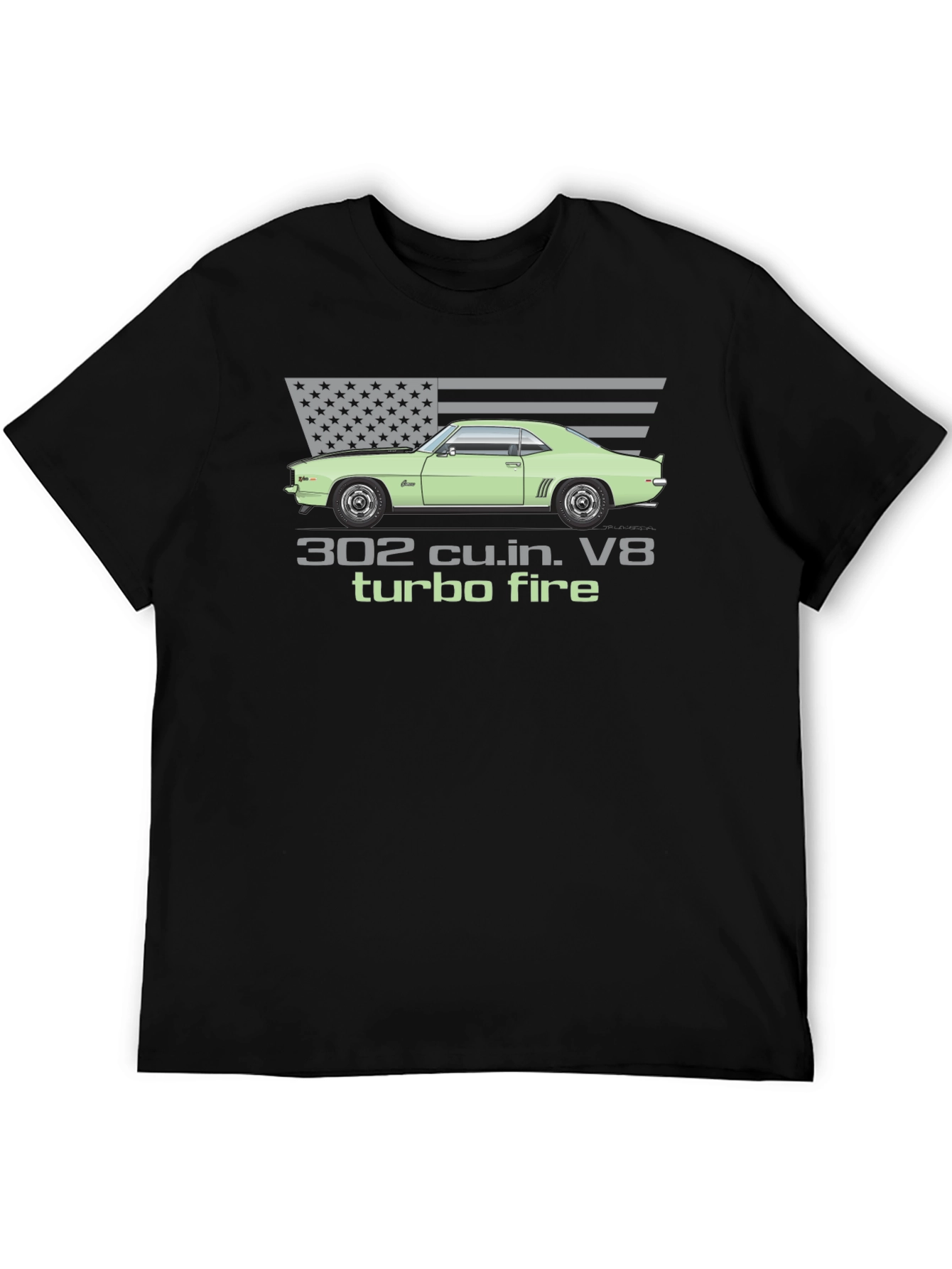 302 Turbo Fire V8 Muscle Car T-Shirt