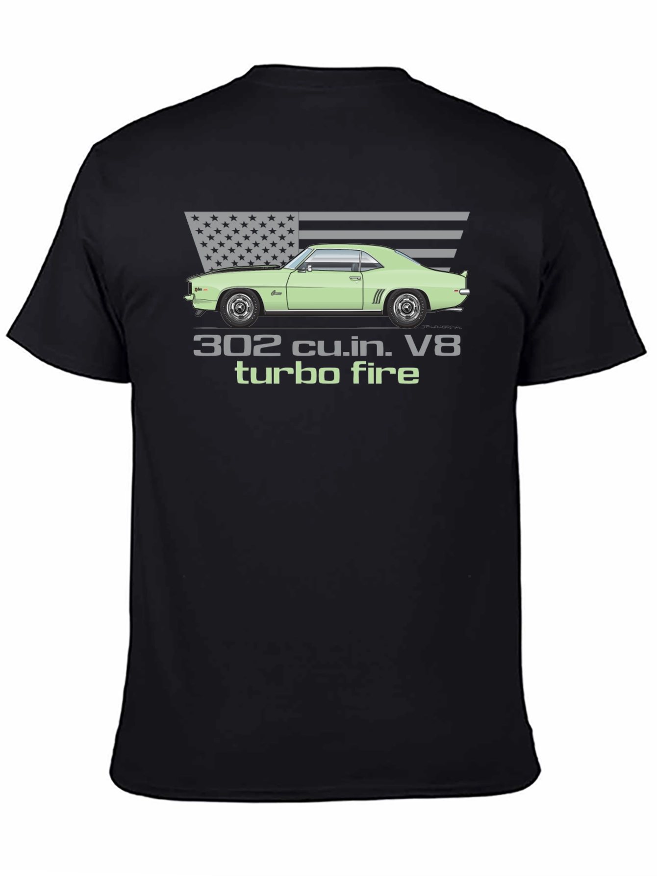 302 Turbo Fire V8 Muscle Car T-Shirt