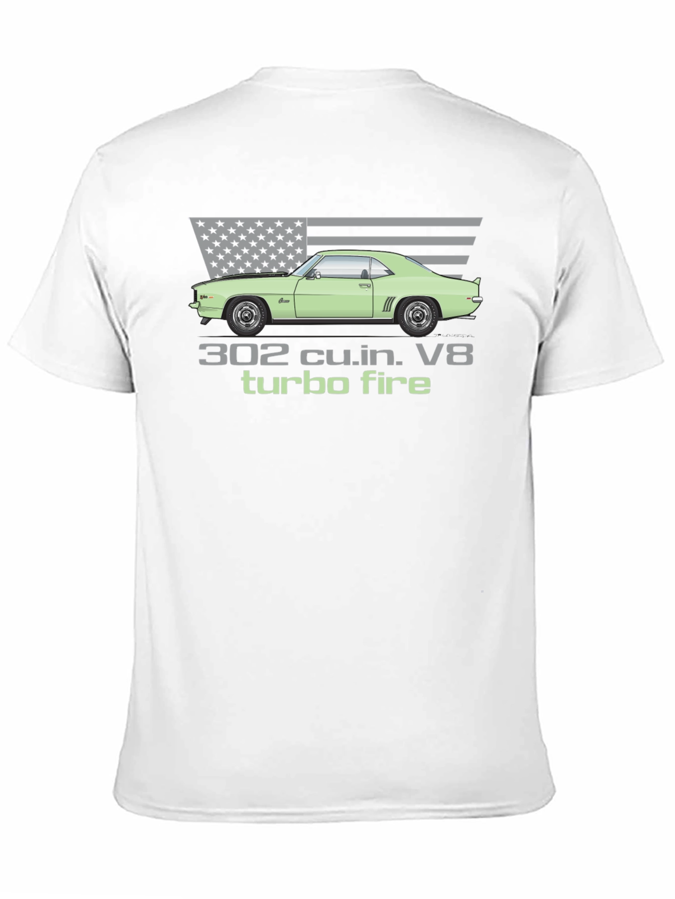 302 Turbo Fire V8 Muscle Car T-Shirt