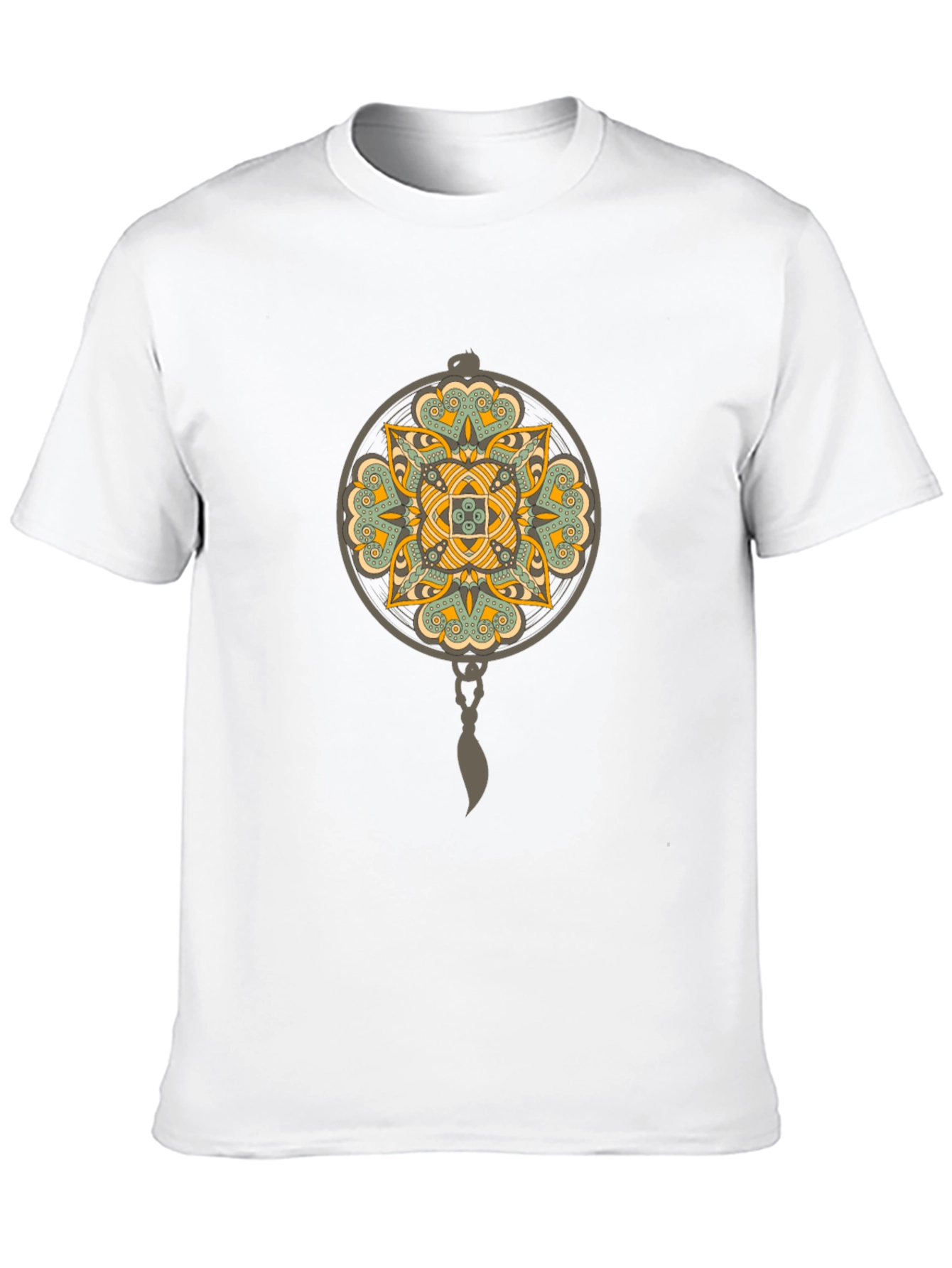 Geometric Mandala Graphic Tee - Stylish Comfort