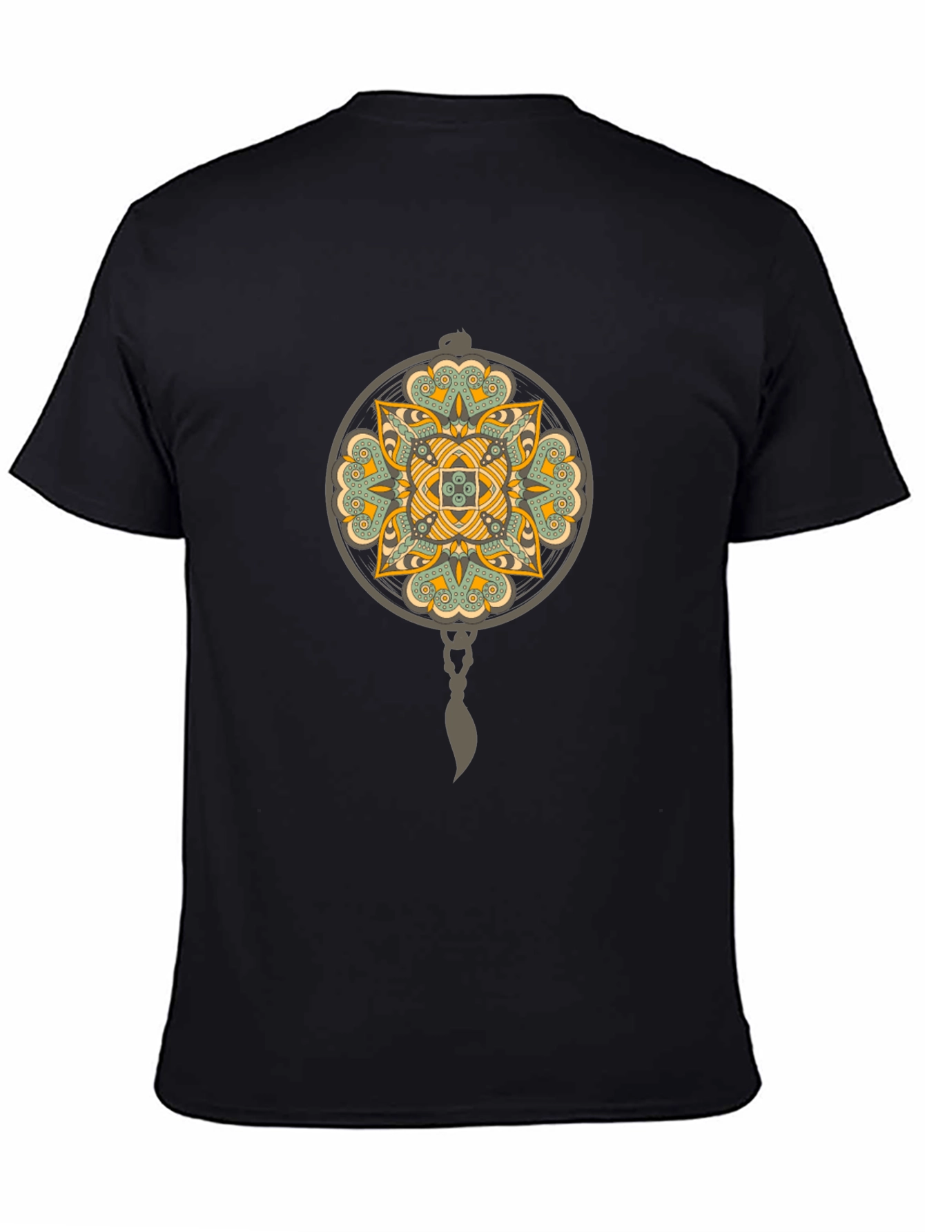 Geometric Mandala Graphic Tee - Stylish Comfort