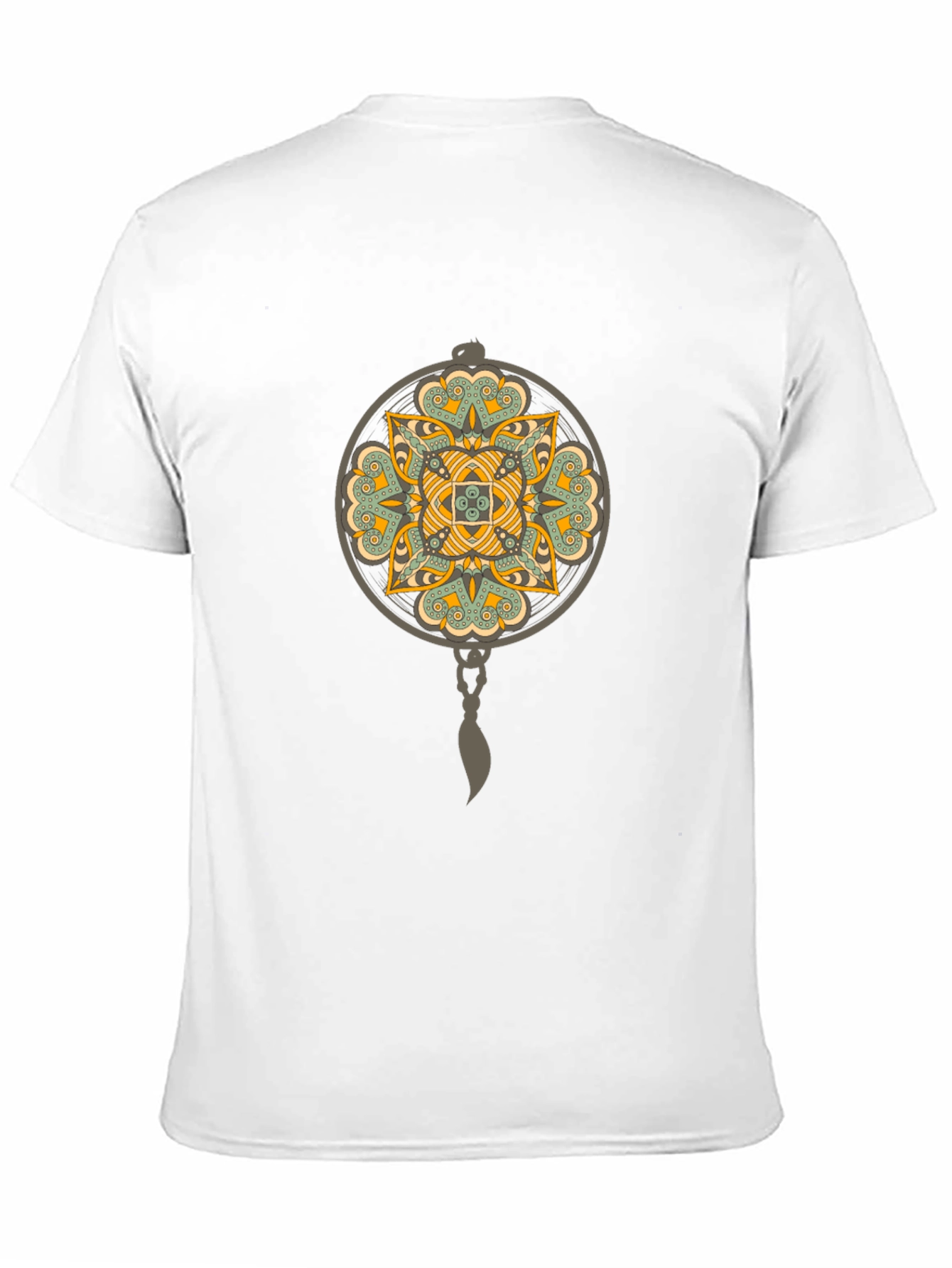 Geometric Mandala Graphic Tee - Stylish Comfort