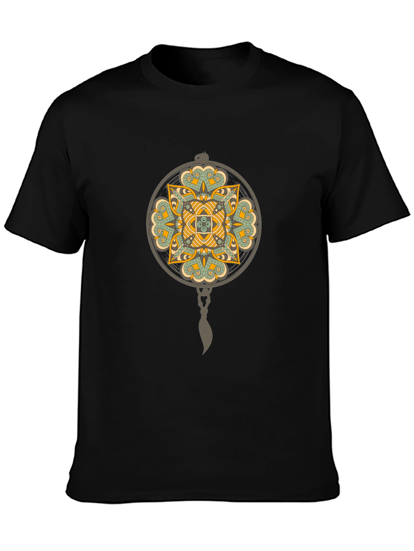 Geometric Mandala Graphic Tee - Stylish Comfort