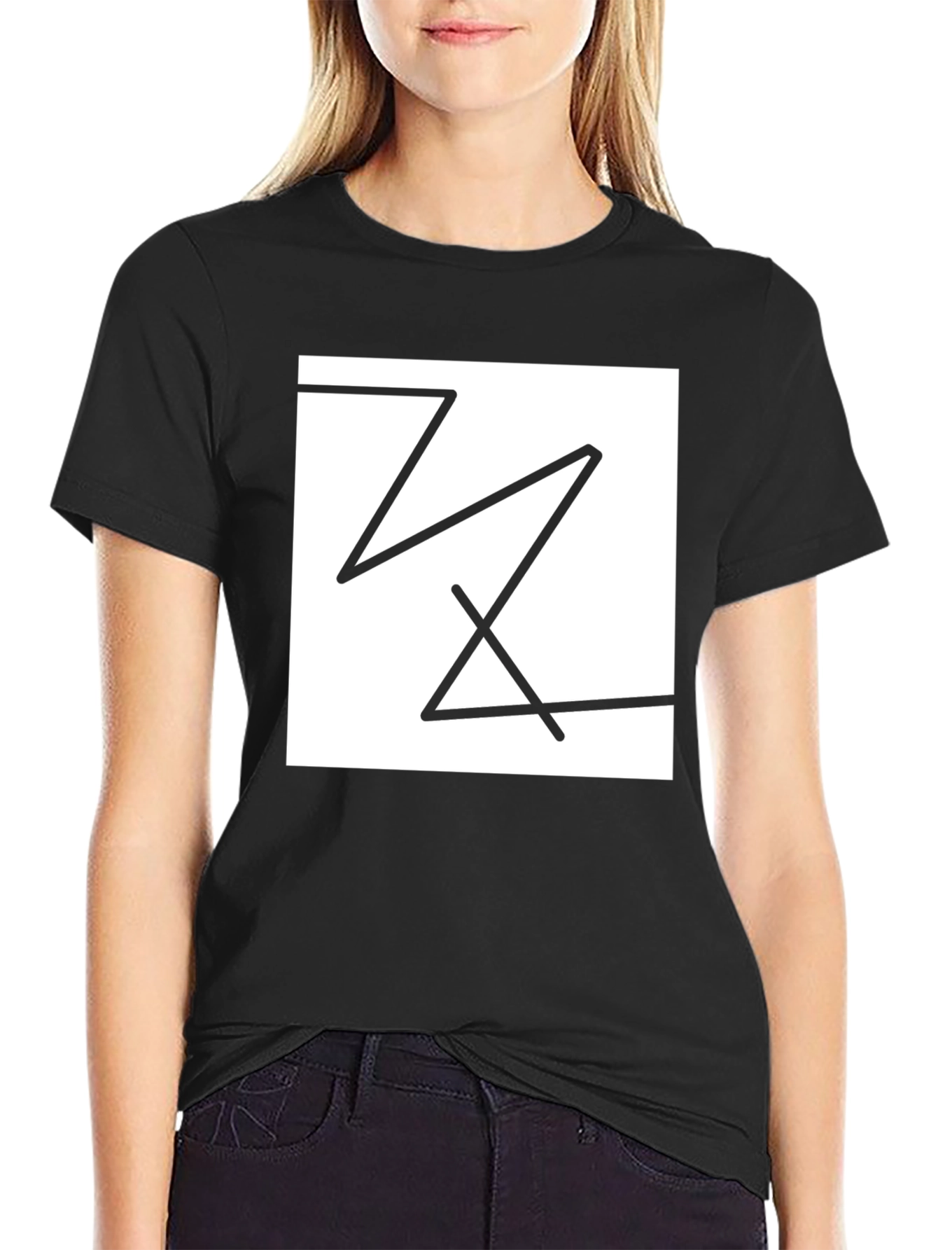 Abstract Graphic Tee - Modern Minimalist Design